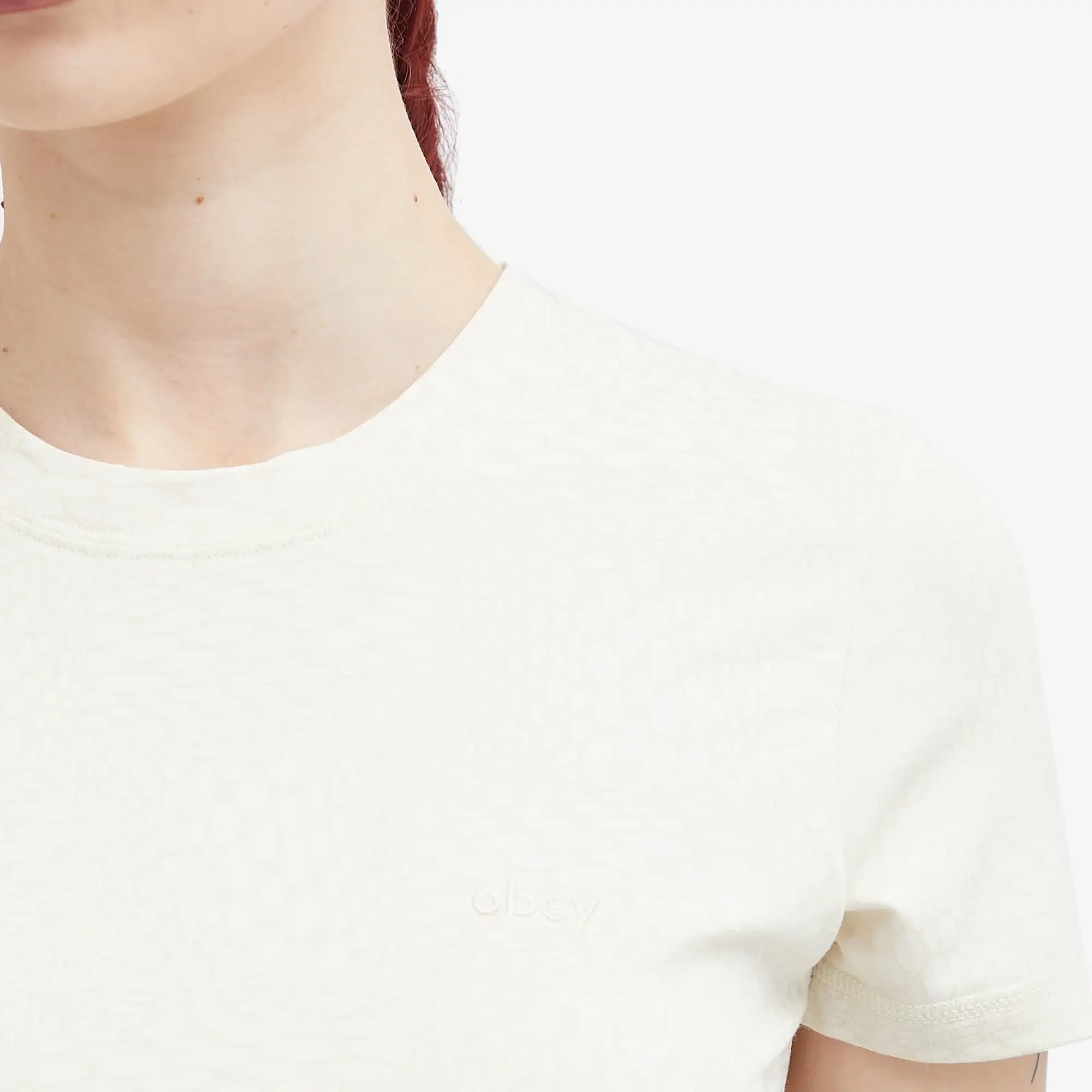 Obey Women's Jubatus T-Shirt Unbleached Multi