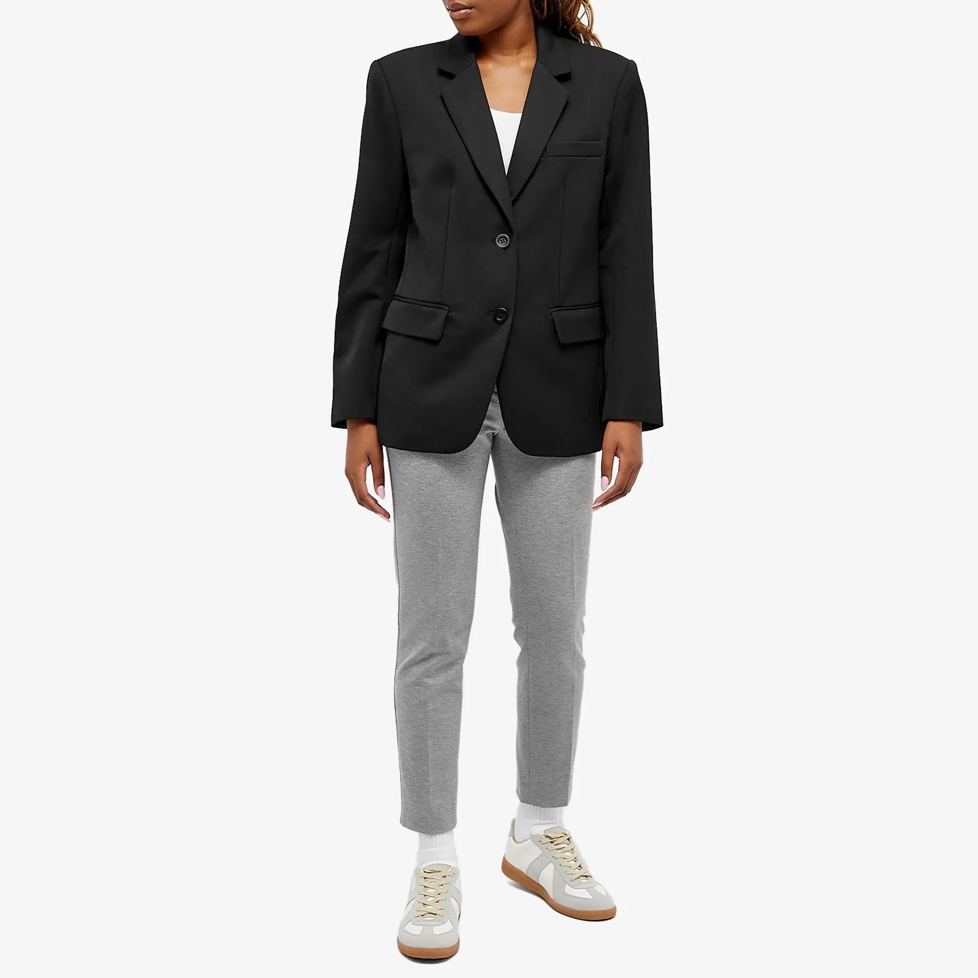 Max Mara Women's Pegno Track Pants Pearl Grey