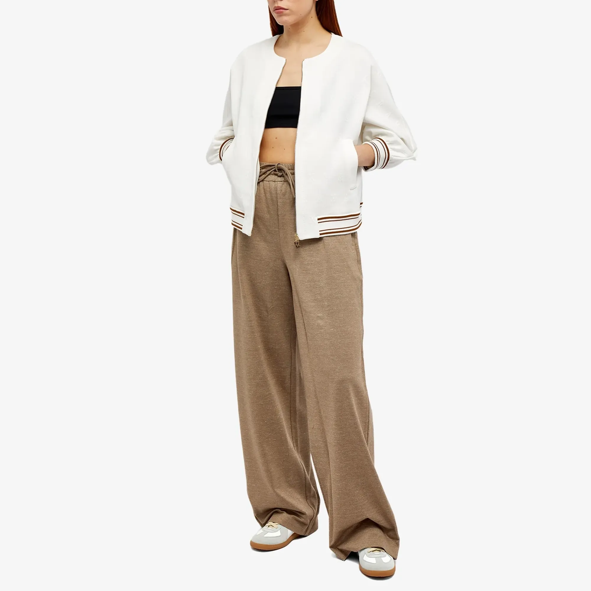 レディース Max Mara Cartone Logo Bomber Jacket