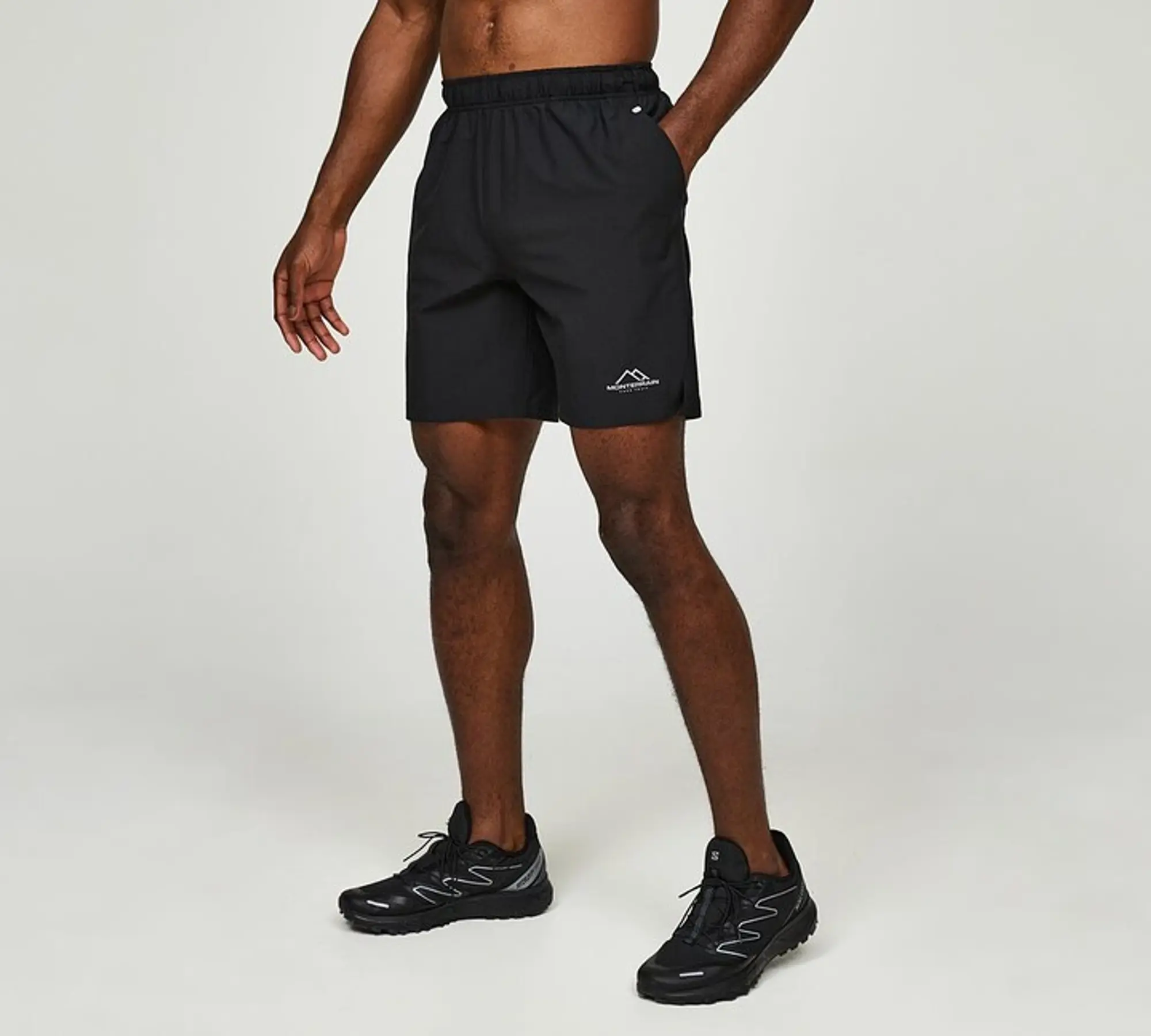 Monterrain Ultra Running Short - Black - Size S - Black