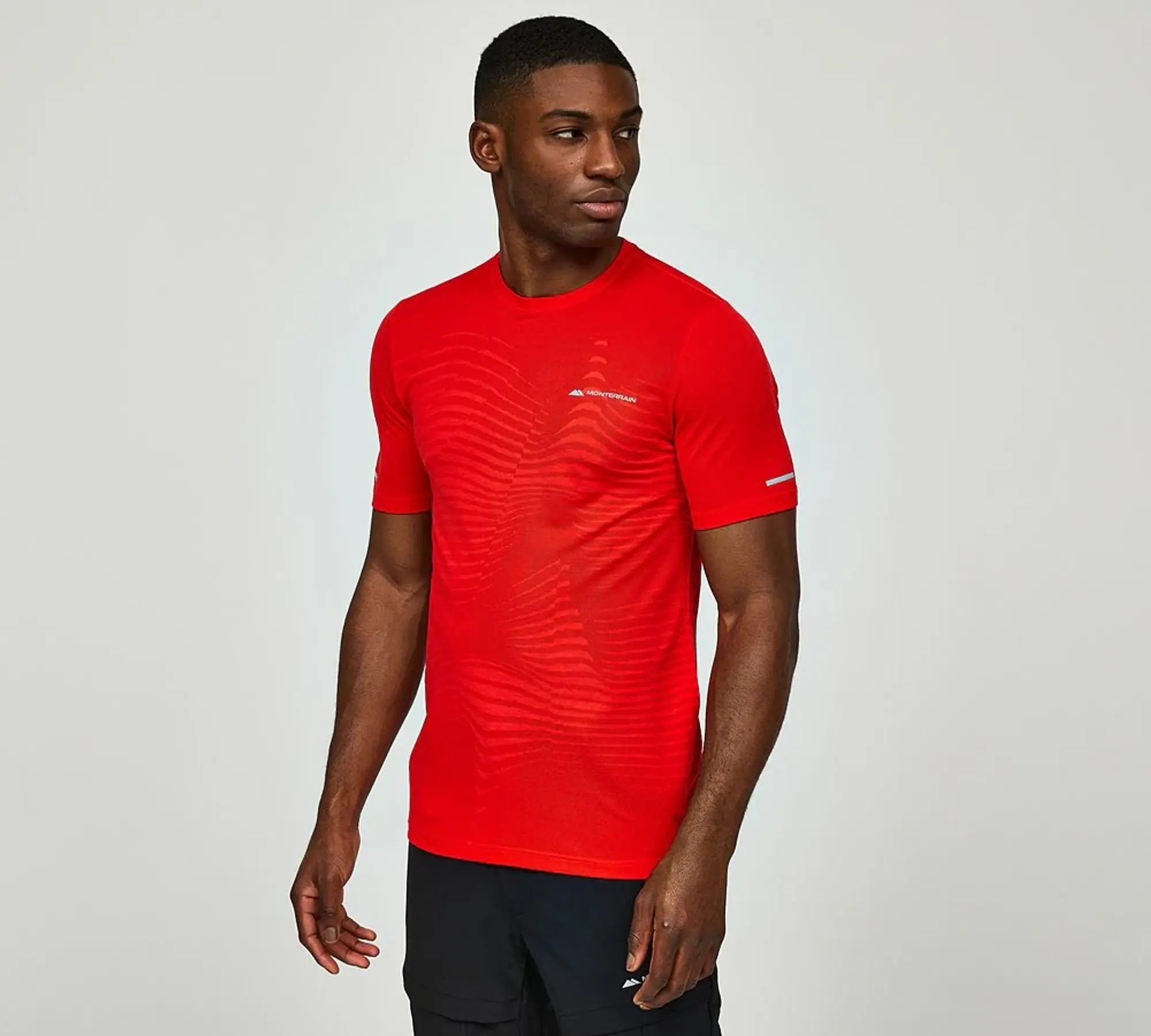 Monterrain Influx Seamless T-Shirt - Fiery Red