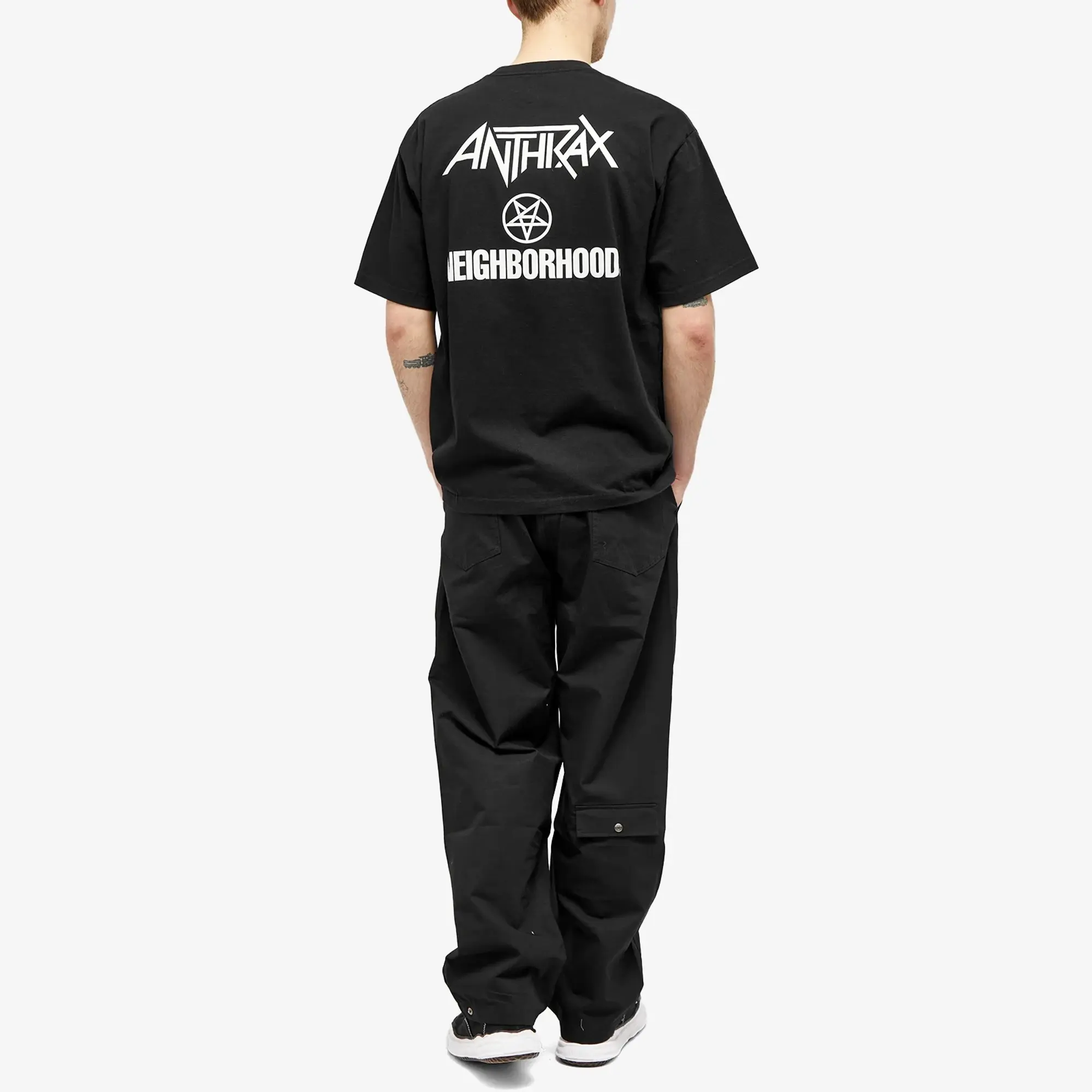 Neighborhood Men's Anthrax Judge Death T-Shirt Black