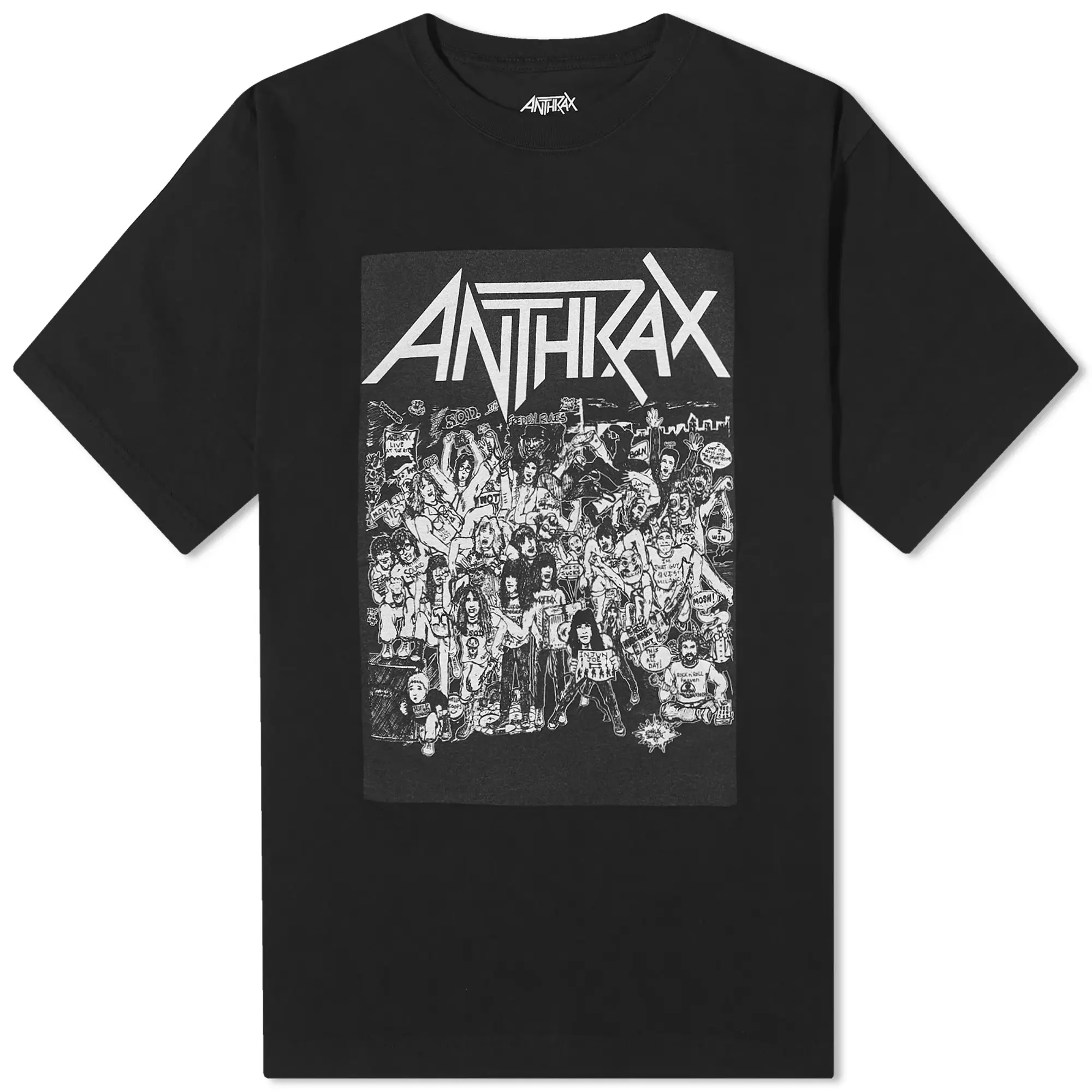 Neighborhood Men's Anthrax No Frills T-Shirt Black