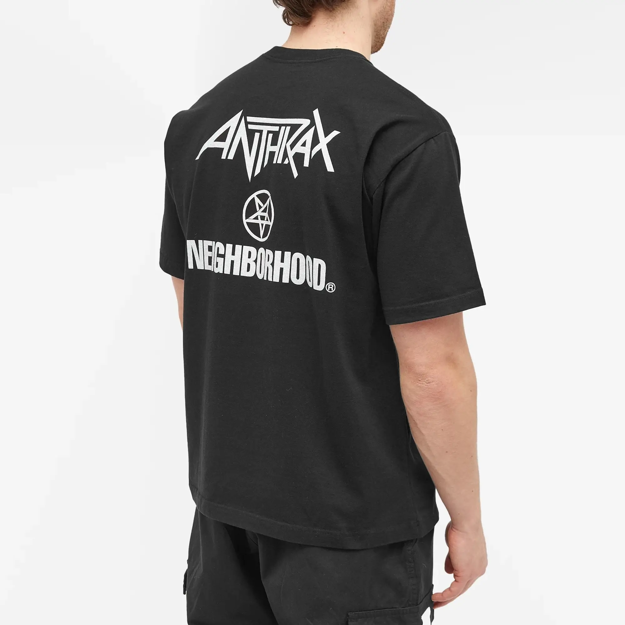 Neighborhood Men's Anthrax No Frills T-Shirt Black