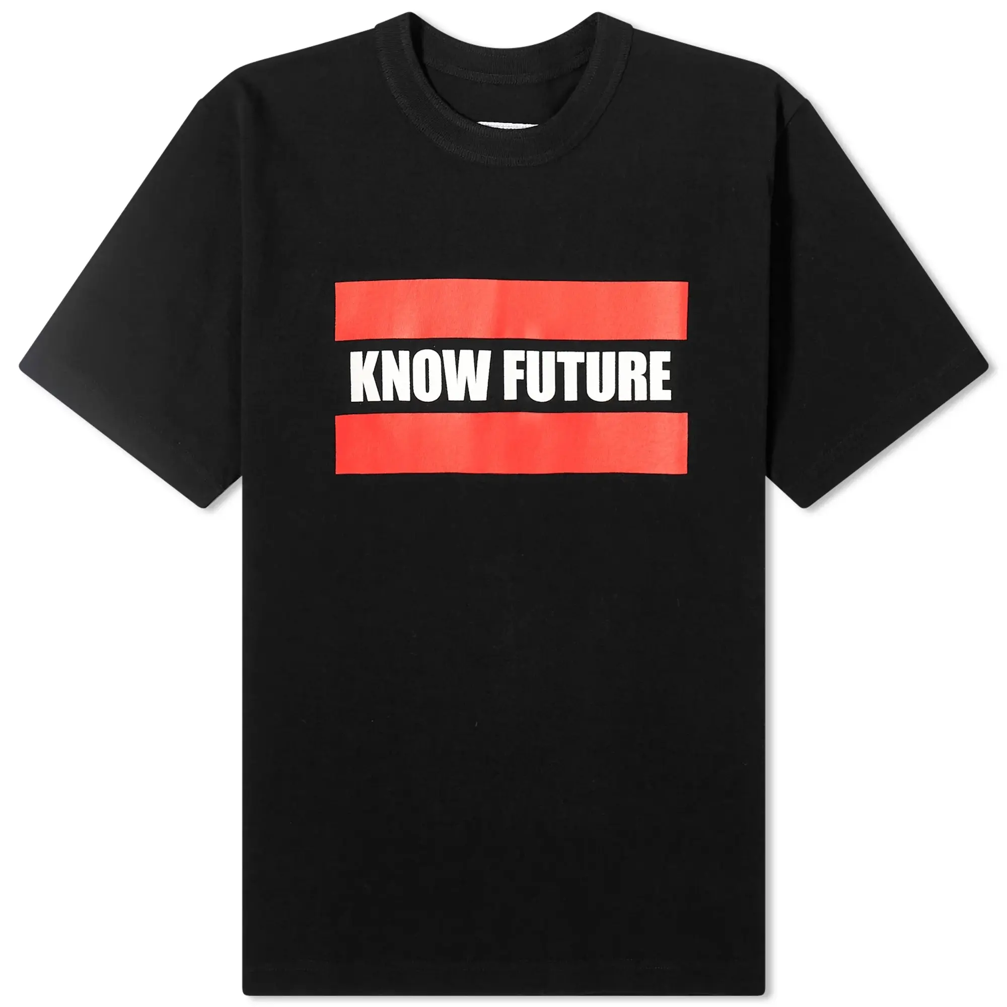 Sacai Men's Know Future T-Shirt Black