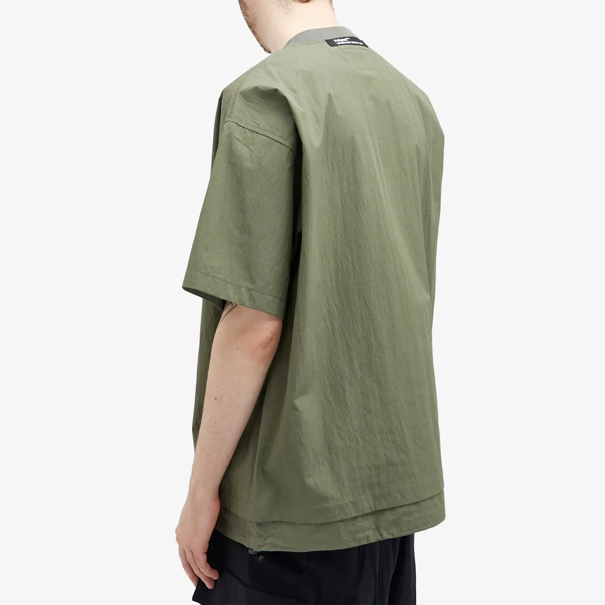 Quick Poliquant Men's Deformed Ventilation Pullover Medium Olive
