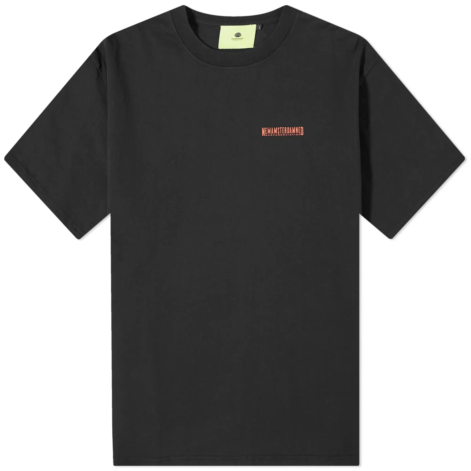 New Amsterdam Surf Association Men's NASA Tourist T-Shirt Black