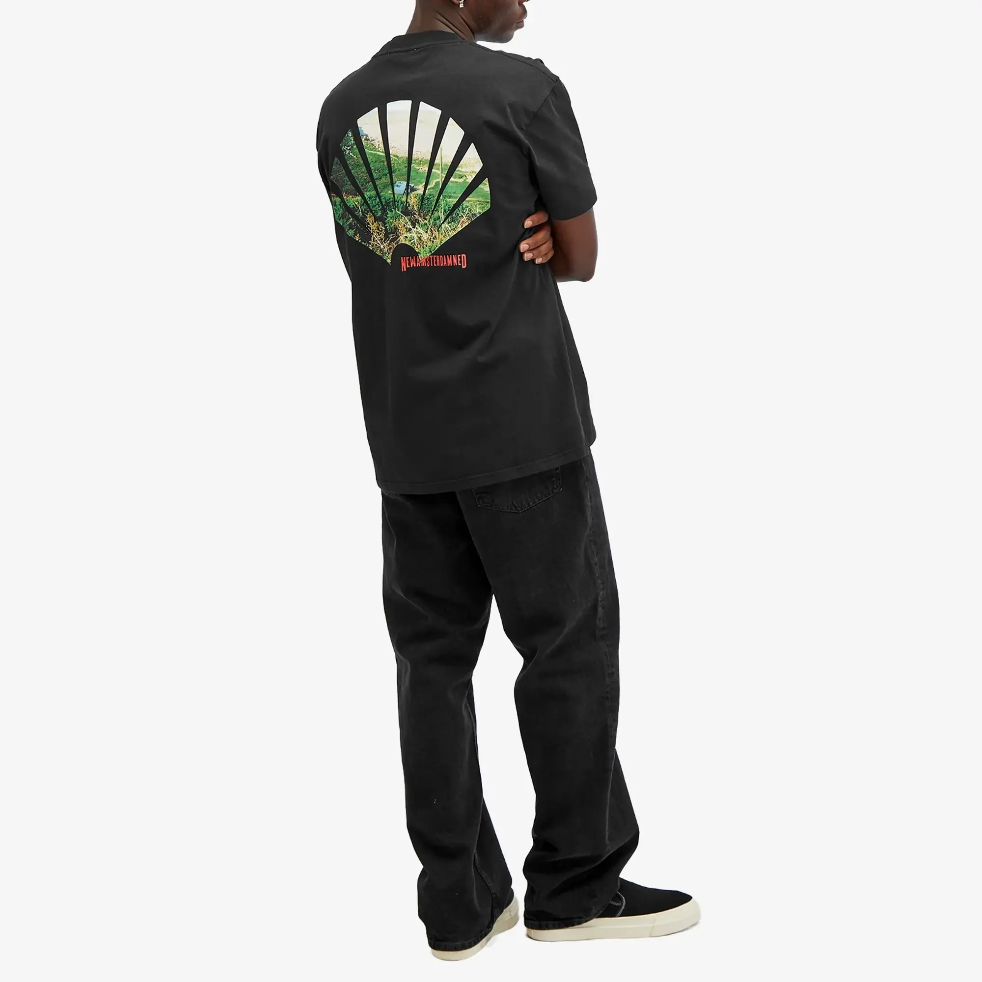New Amsterdam Surf Association Men's NASA Tourist T-Shirt Black