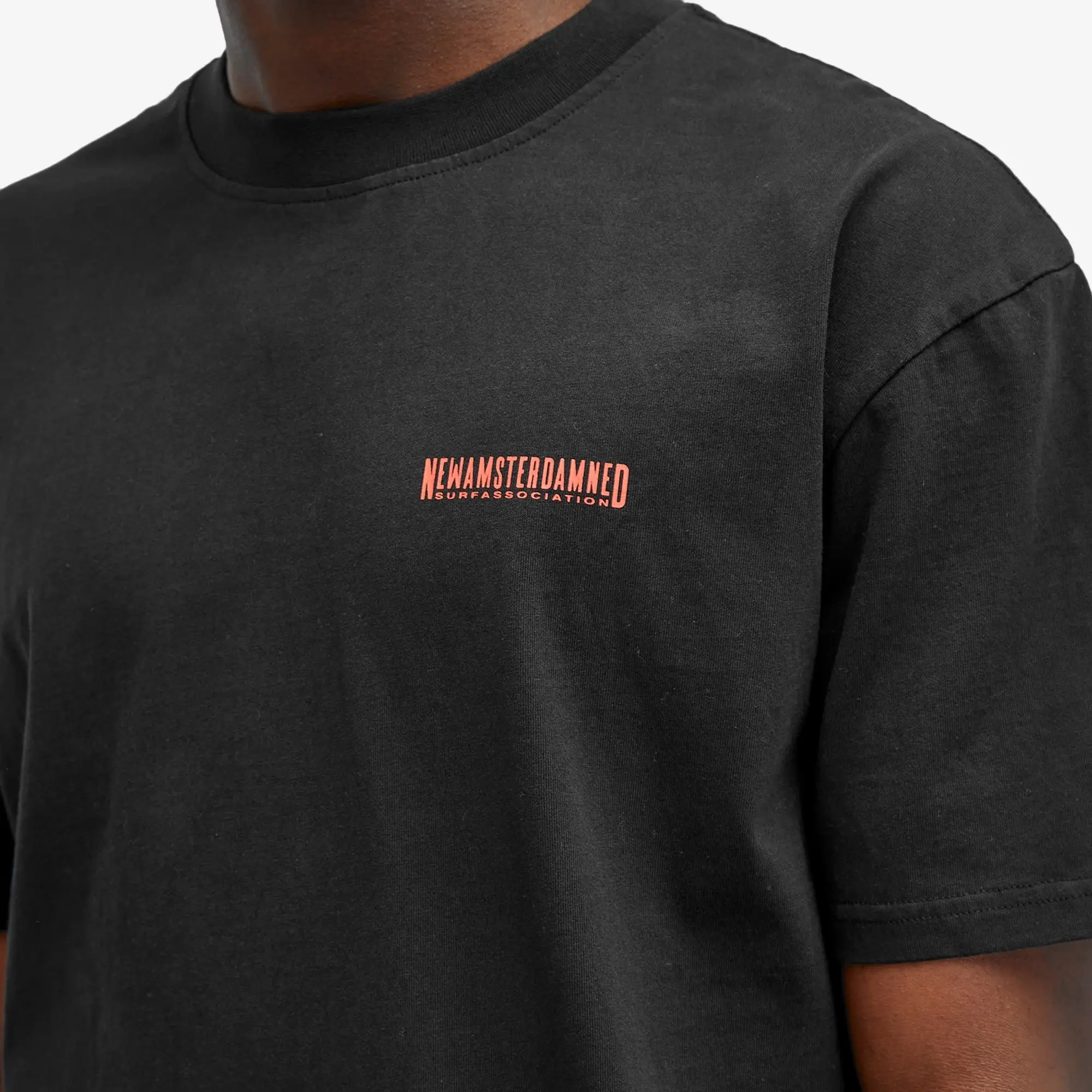 New Amsterdam Surf Association Men's NASA Tourist T-Shirt Black
