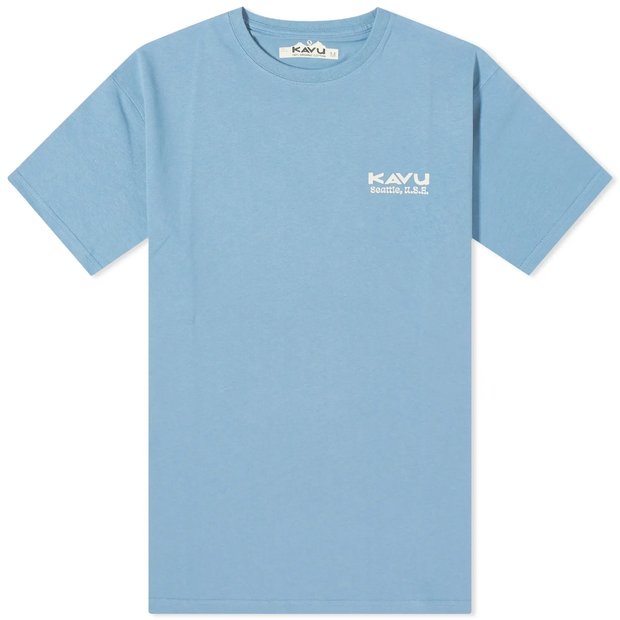 KAVU Men's Botanical Society T-Shirt Coronet Blue