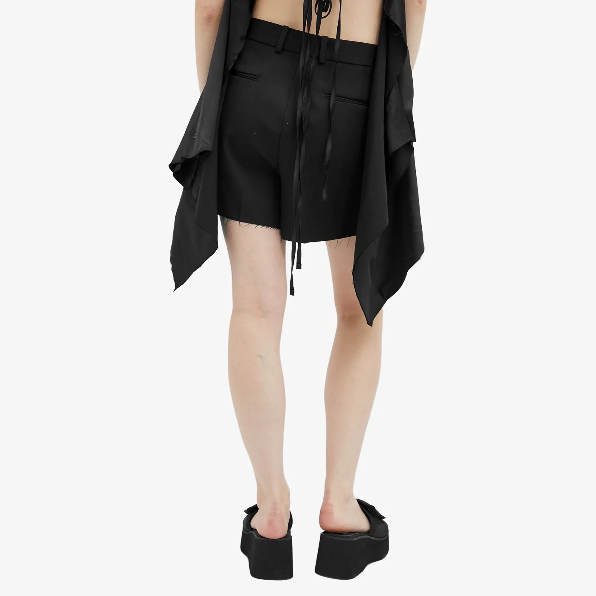 Botter Women's Pleat Tailored Shorts Black