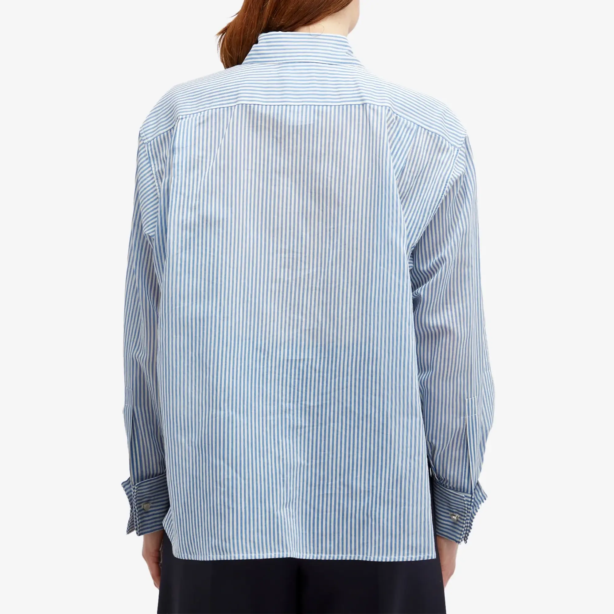 Max Mara Women's Vertigo Striped Shirt Avio