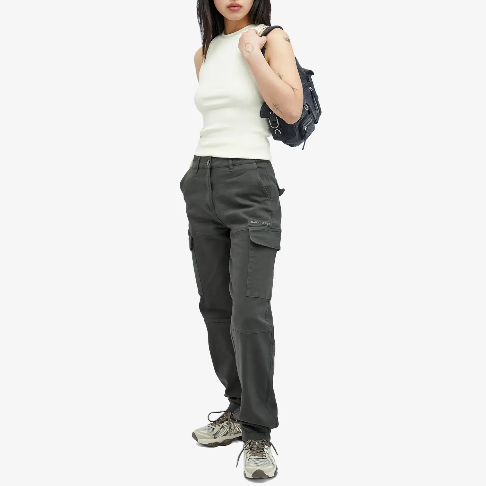 Pants Daily Paper Ezea Women Cargo Pants Chimera Green Xl