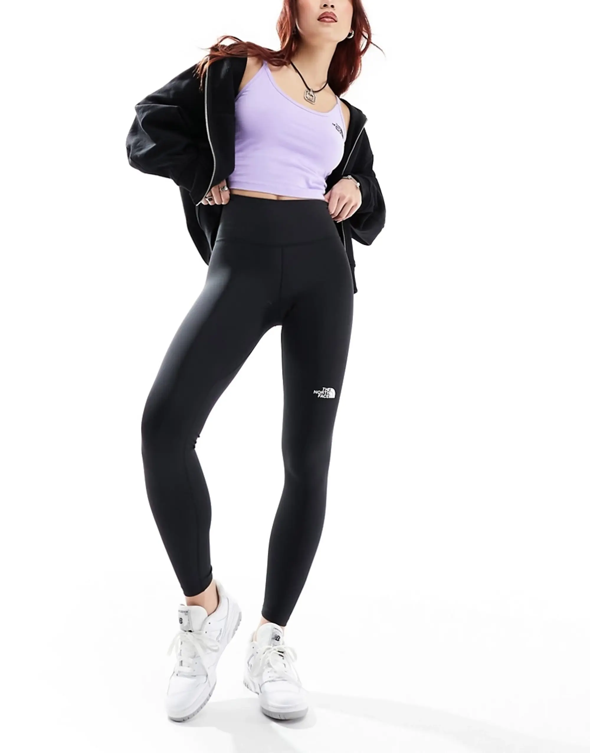 The North Face Womens Flex High Rise 7/8 Legging - Black - Size L - Black