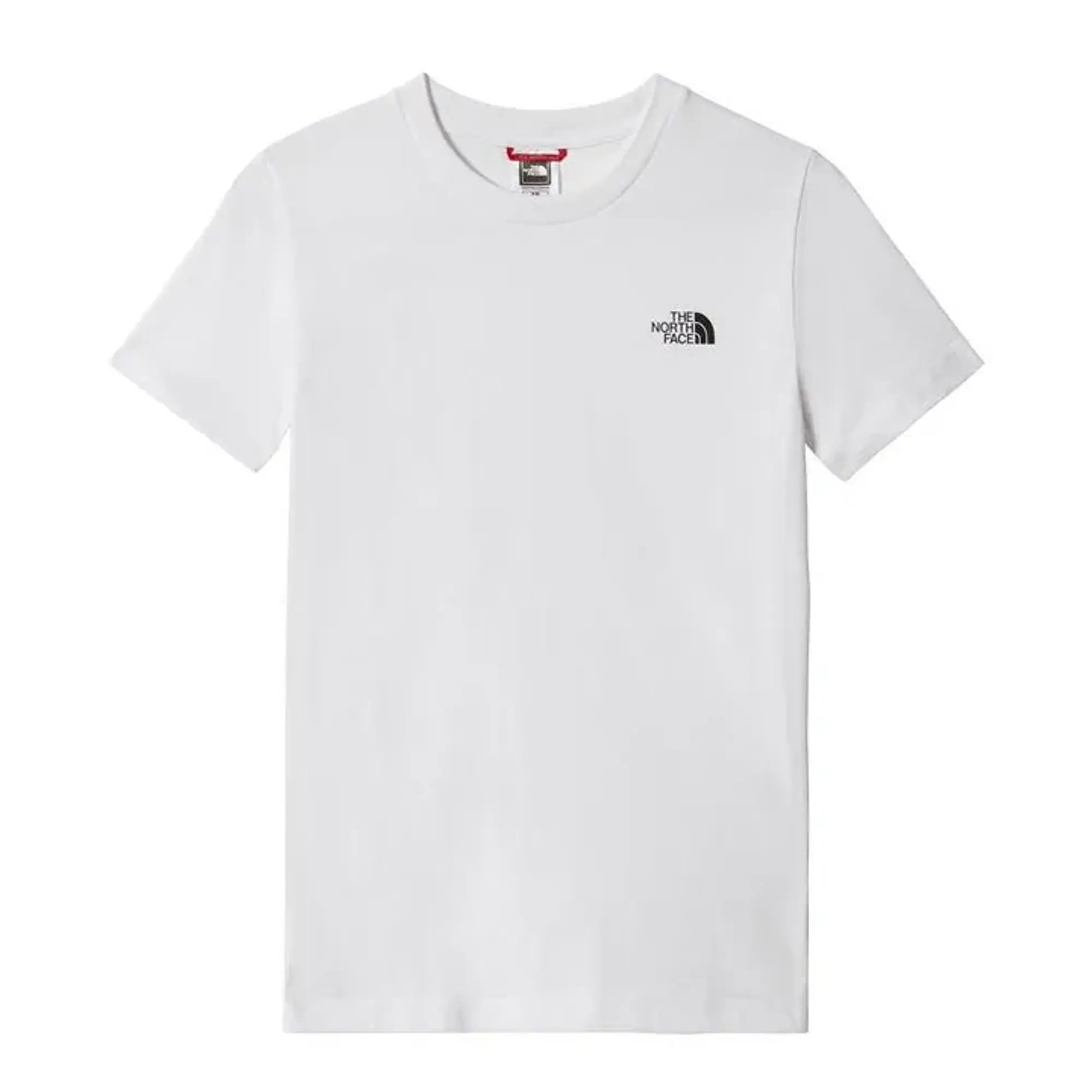 The North Face Junior Teen Short Sleeved Simple Dome T-Shirt - White - Size L/B - White