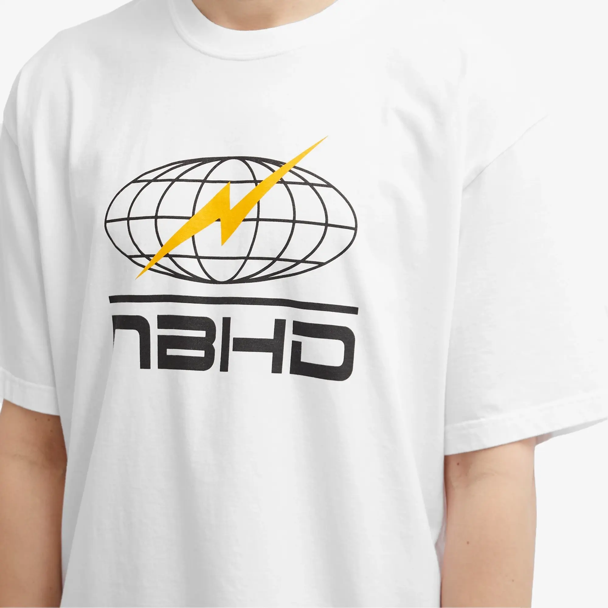 Neighborhood Men's 10 Printed T-Shirt White