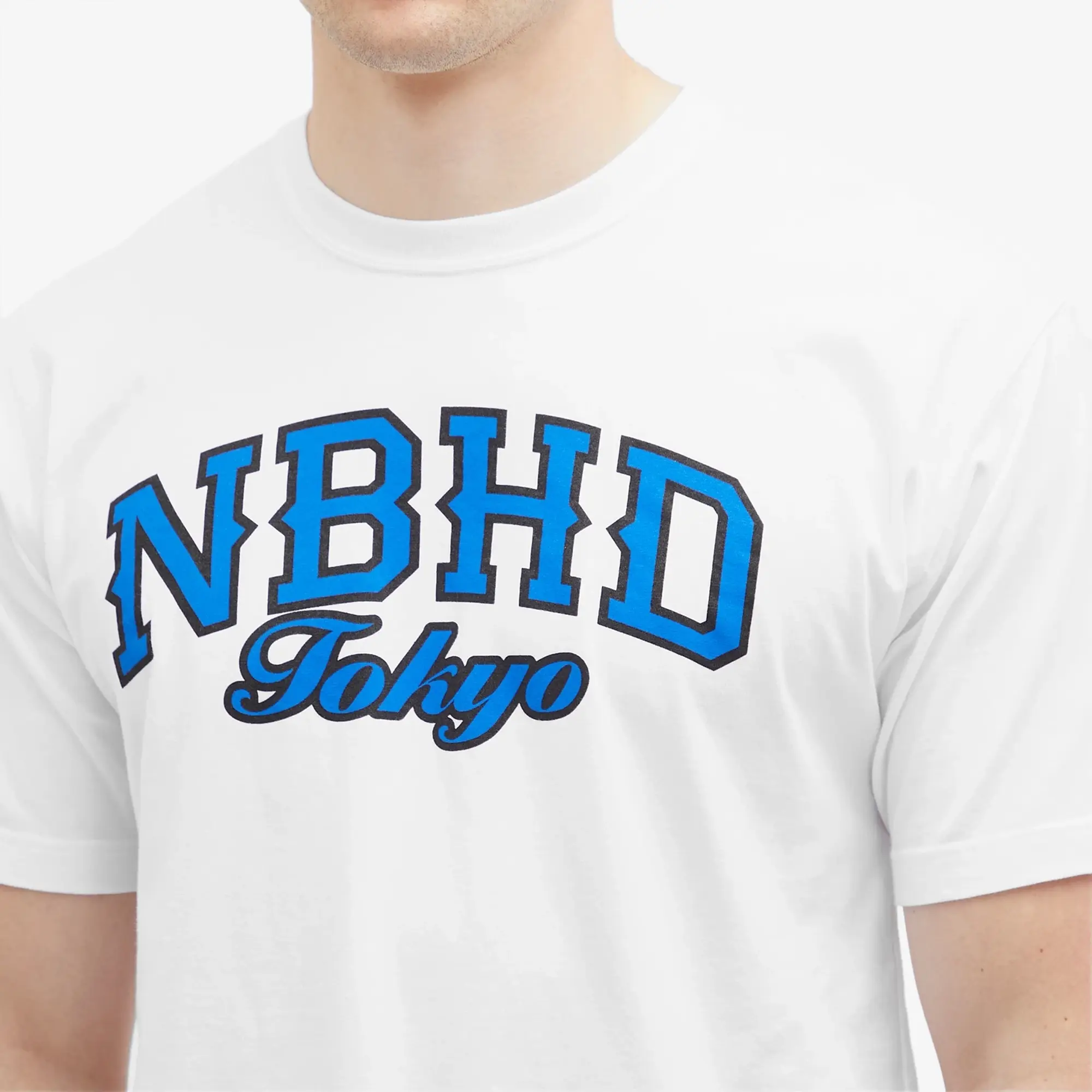 Neighborhood Men's 11 Printed T-Shirt White