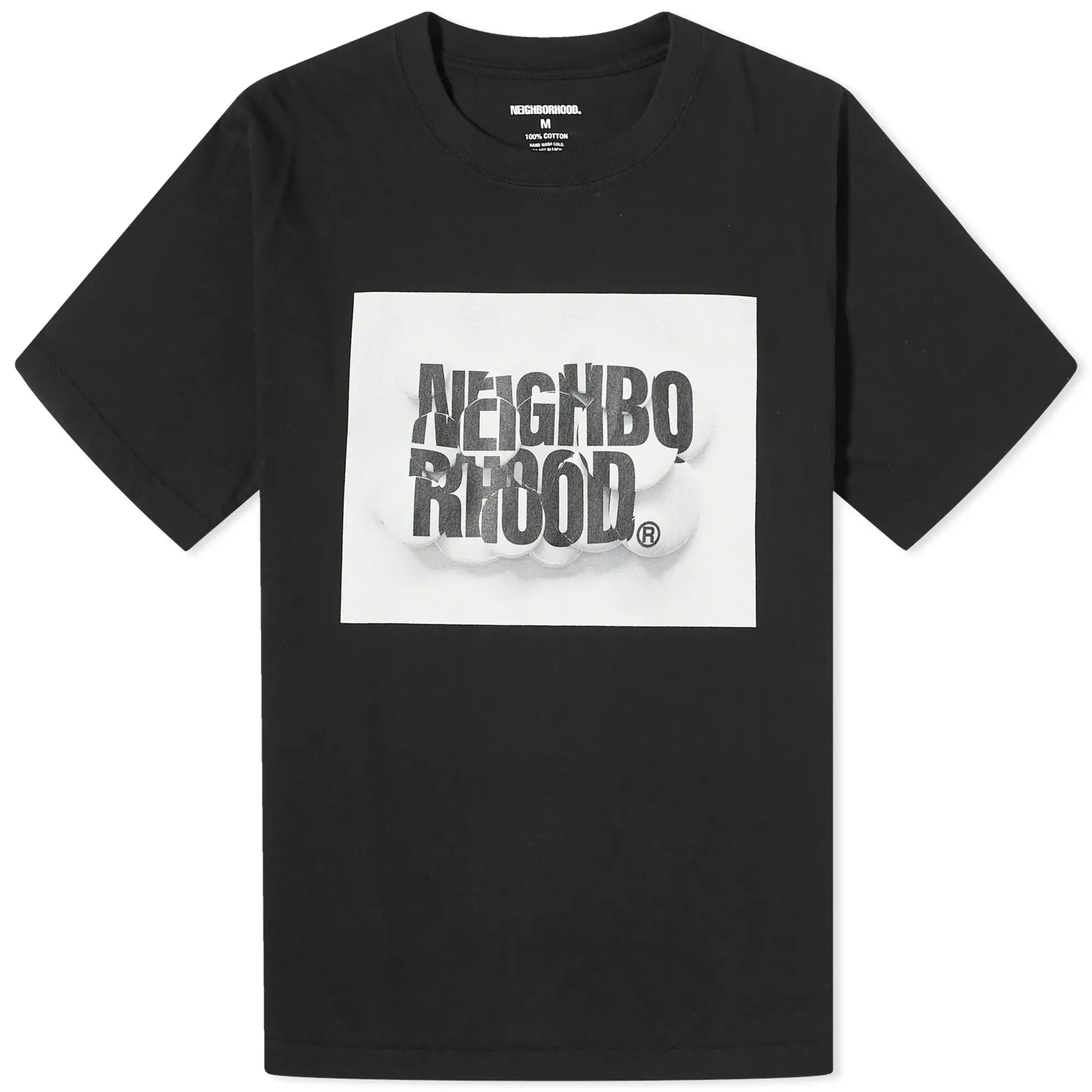 Neighborhood Men's 28 Printed T-Shirt Black