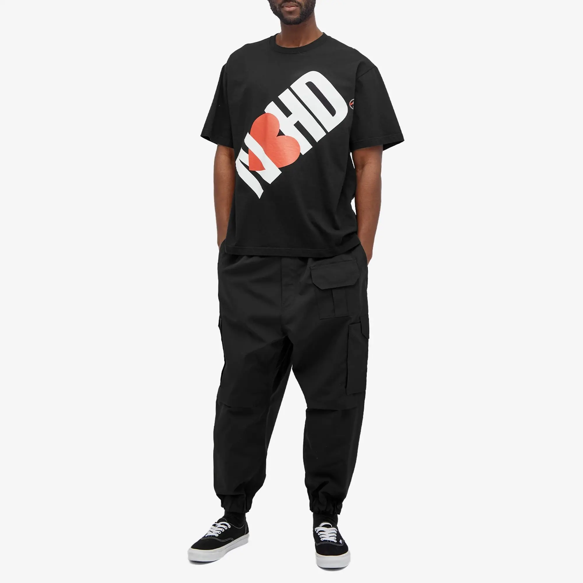 Neighborhood Men's 29 Printed T-Shirt Black