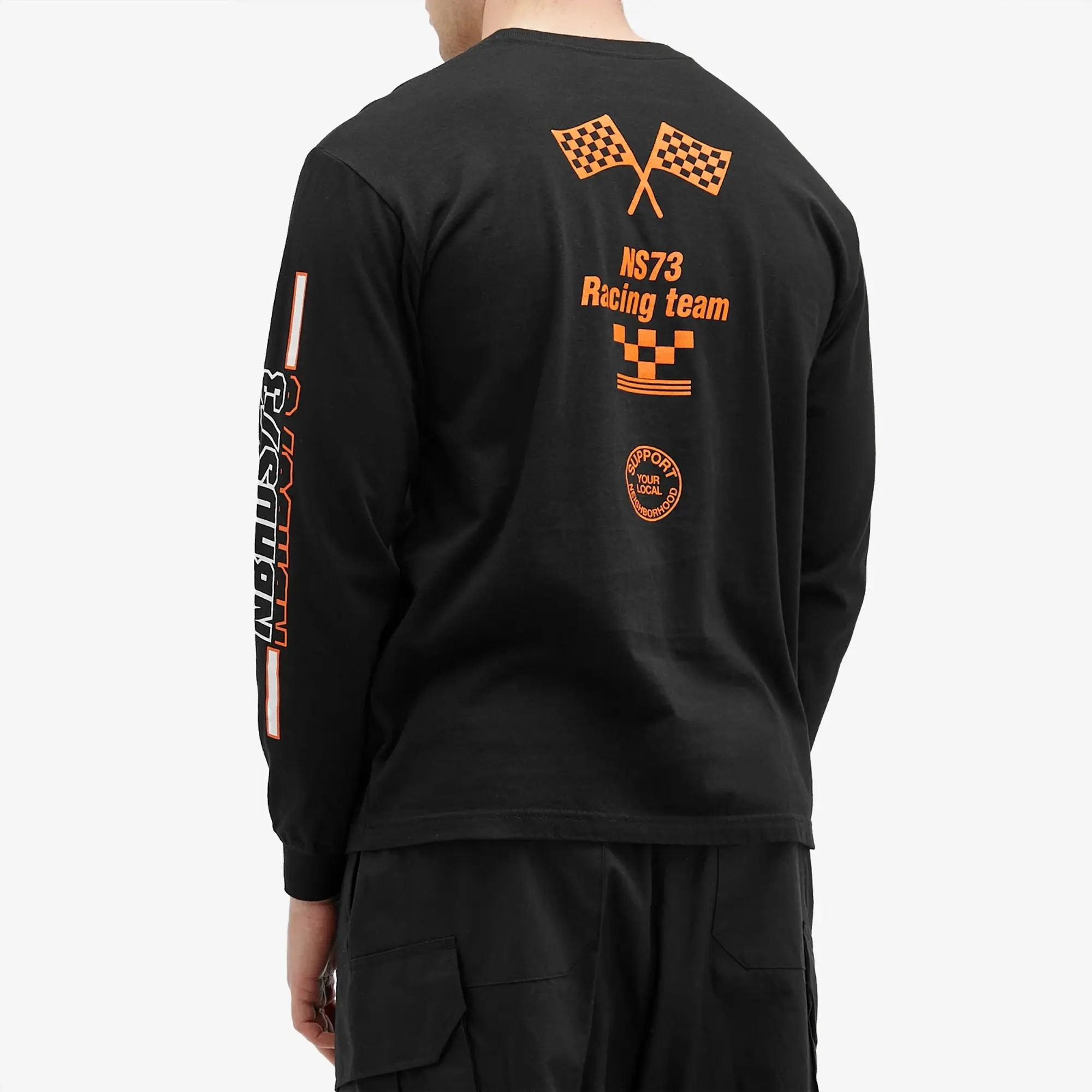 Neighborhood Men's x Super73 Long Sleeve T-Shirt Black