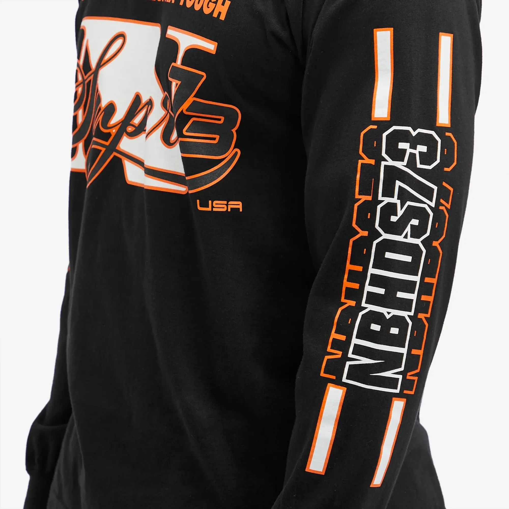 Neighborhood Men's x Super73 Long Sleeve T-Shirt Black