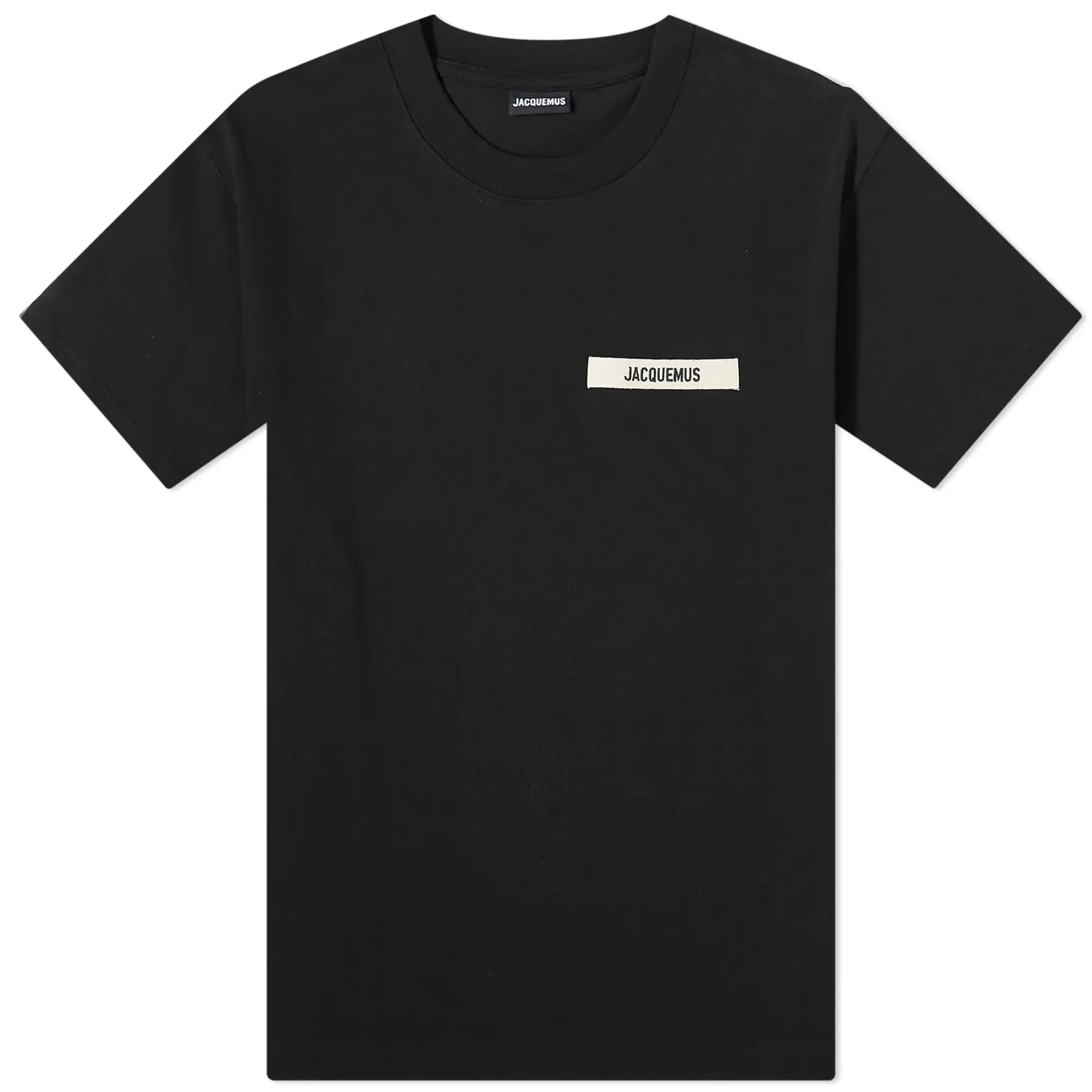 Jacquemus Men's Gros Grain Logo T-Shirt Black