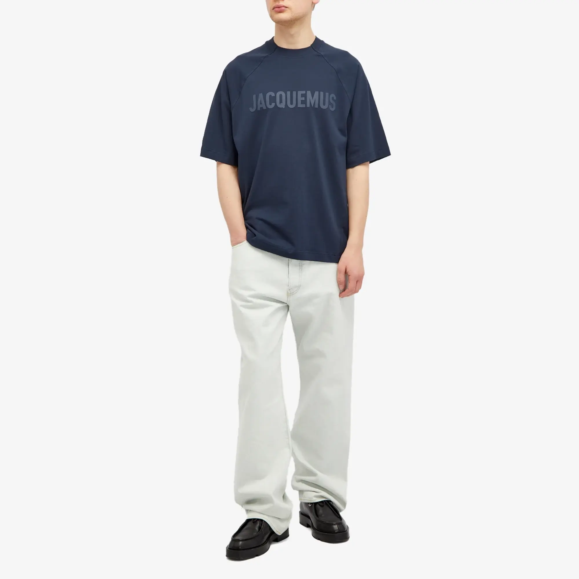Jacquemus Men's Typo T-Shirt Dark Navy
