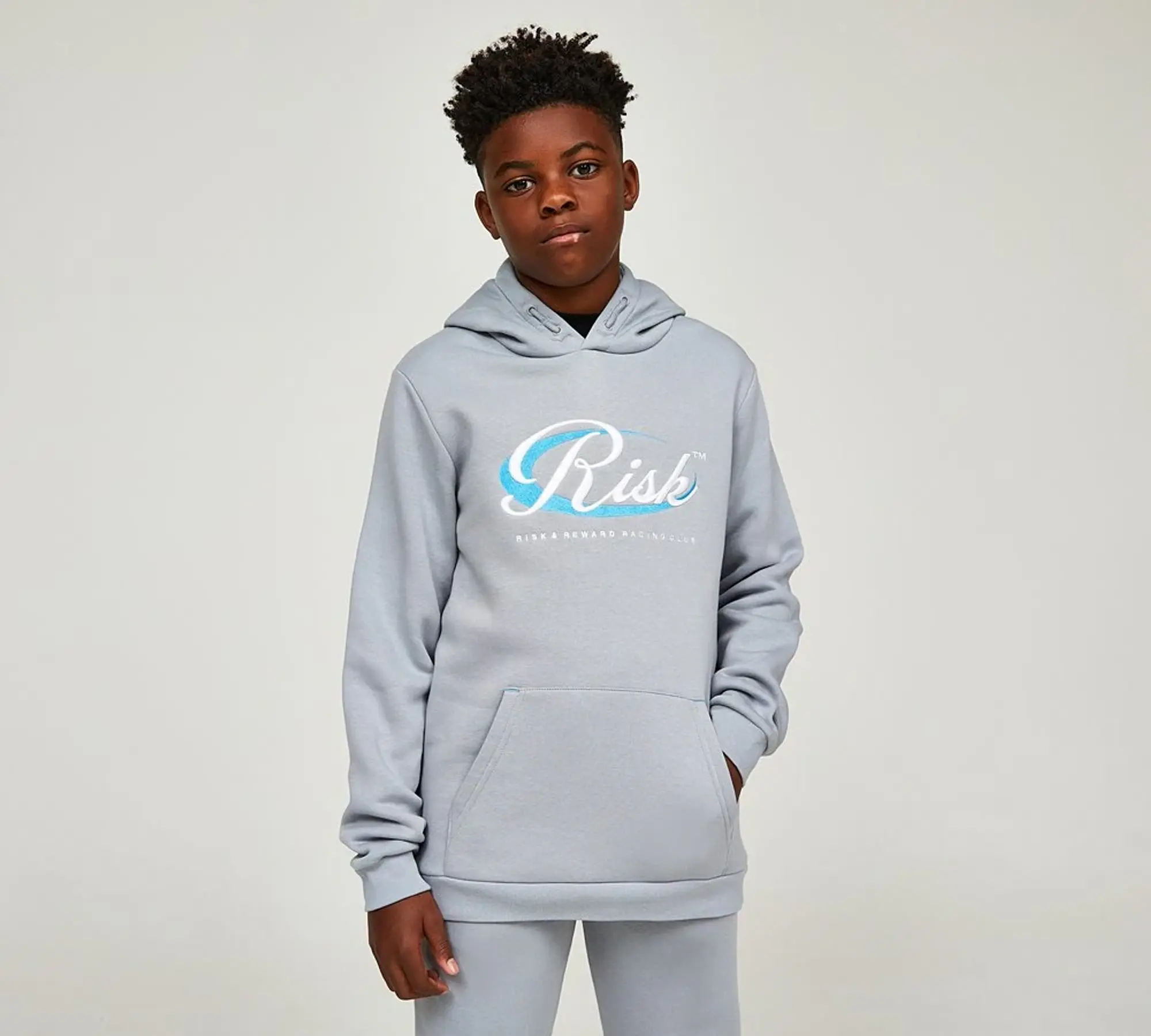Risk and Reward Junior Control Overhead Hoodie - Grey - Size S/B - Grey