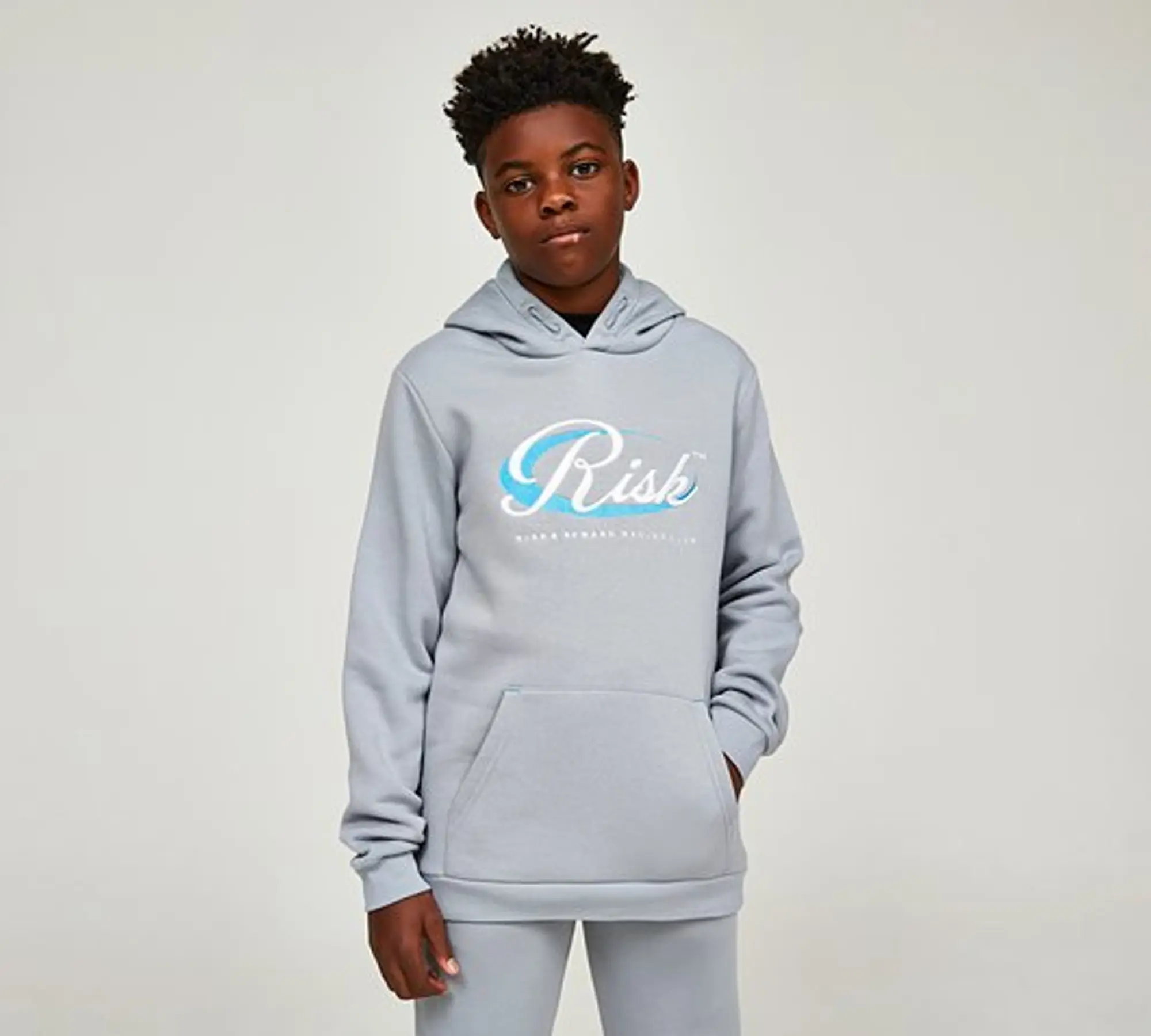 Risk and Reward Junior Control Overhead Hoodie - Grey - Size S/B - Grey