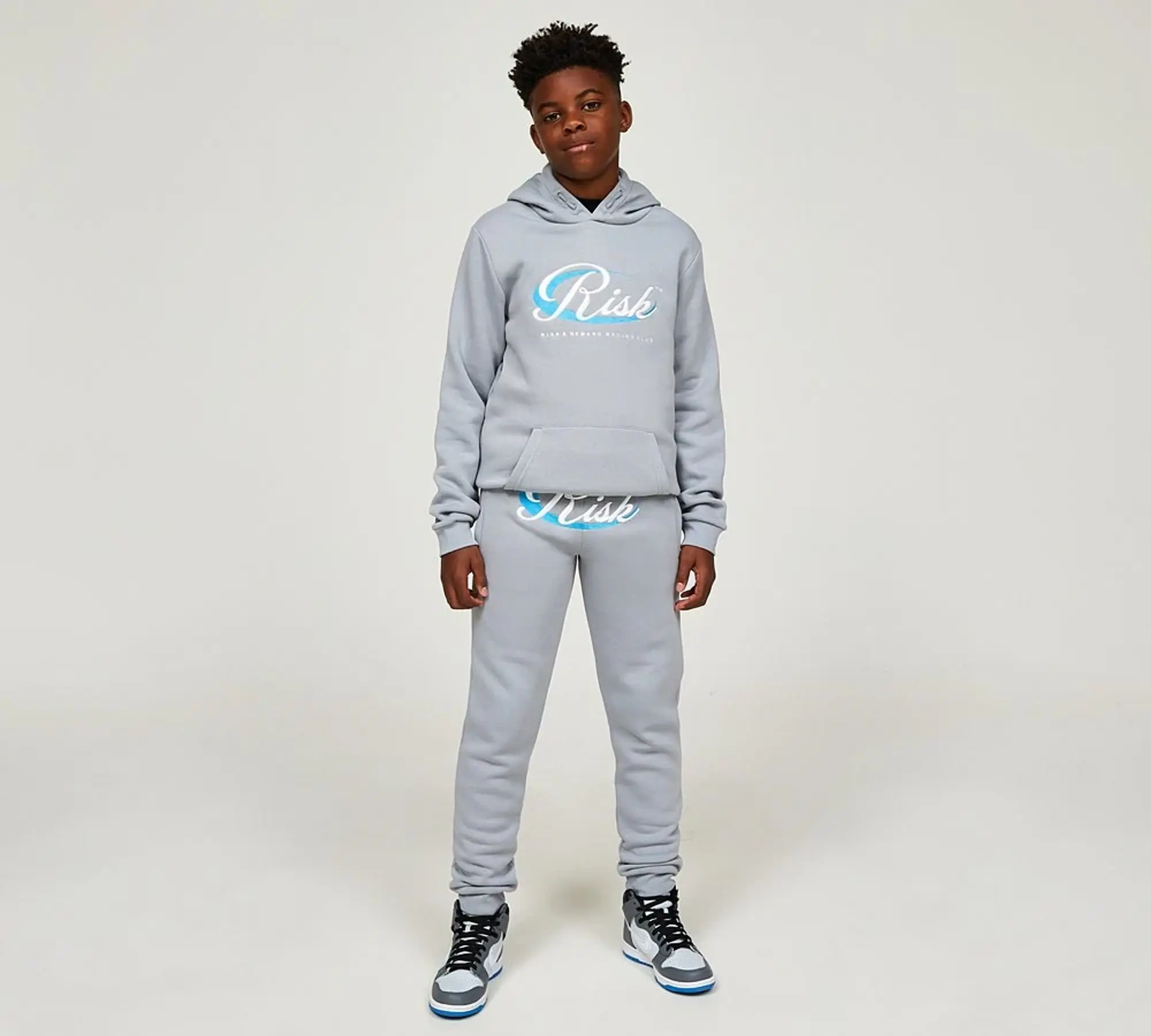 Risk and Reward Junior Control Overhead Hoodie - Grey - Size S/B - Grey