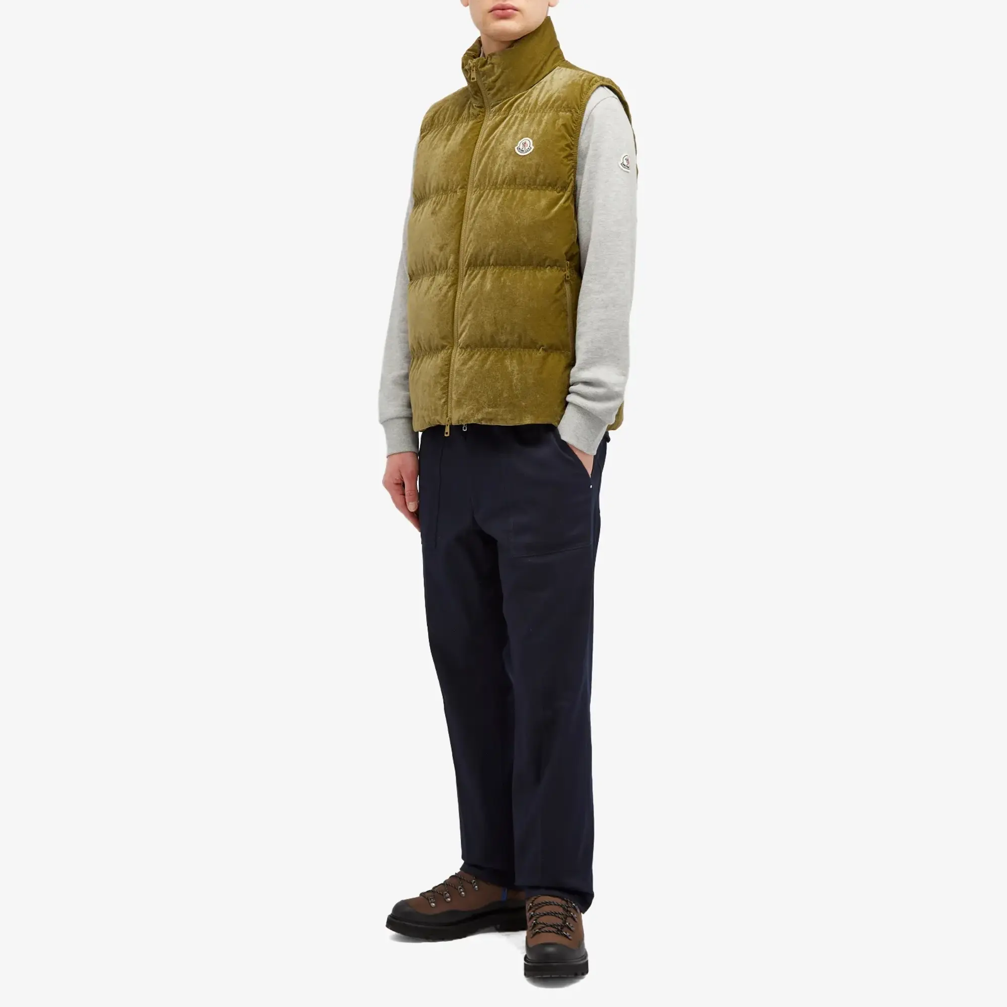 Moncler Men's Cotton Trousers Navy