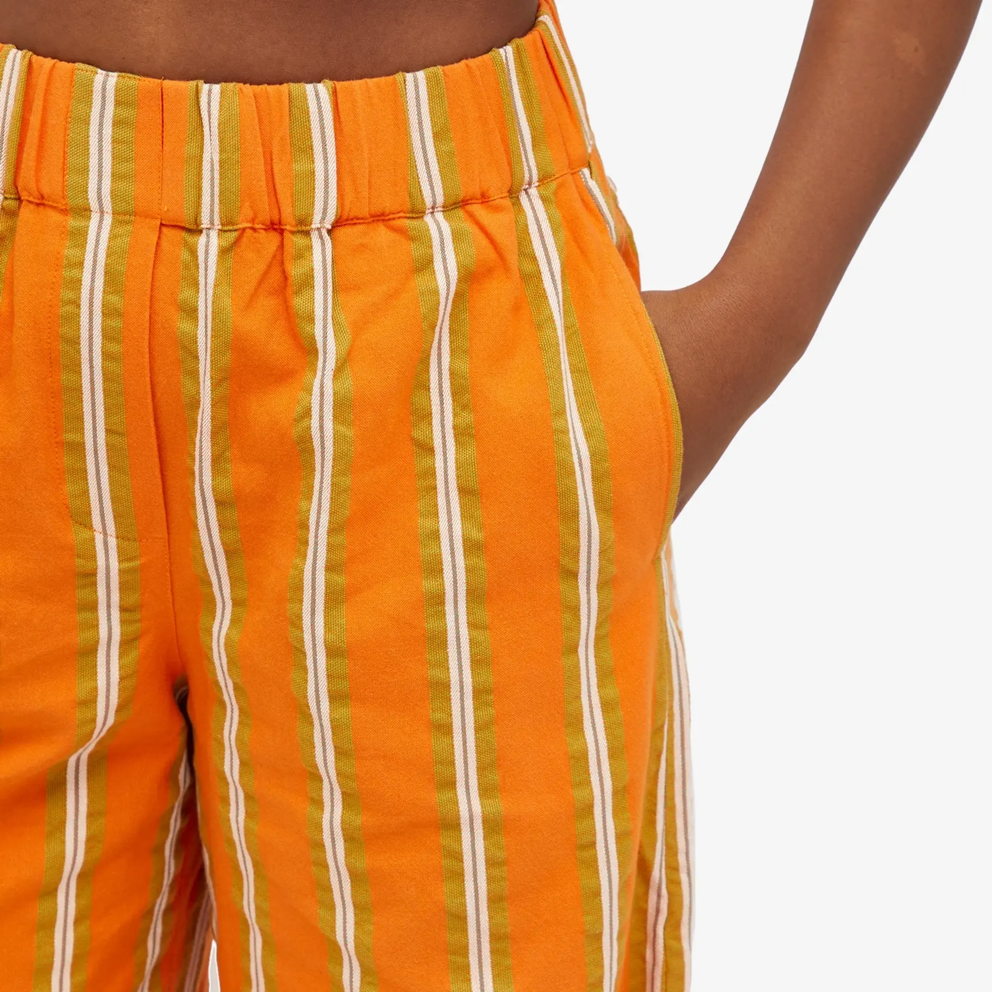 Alemais ALÉMAIS Gina Stripe Pant Tangerine