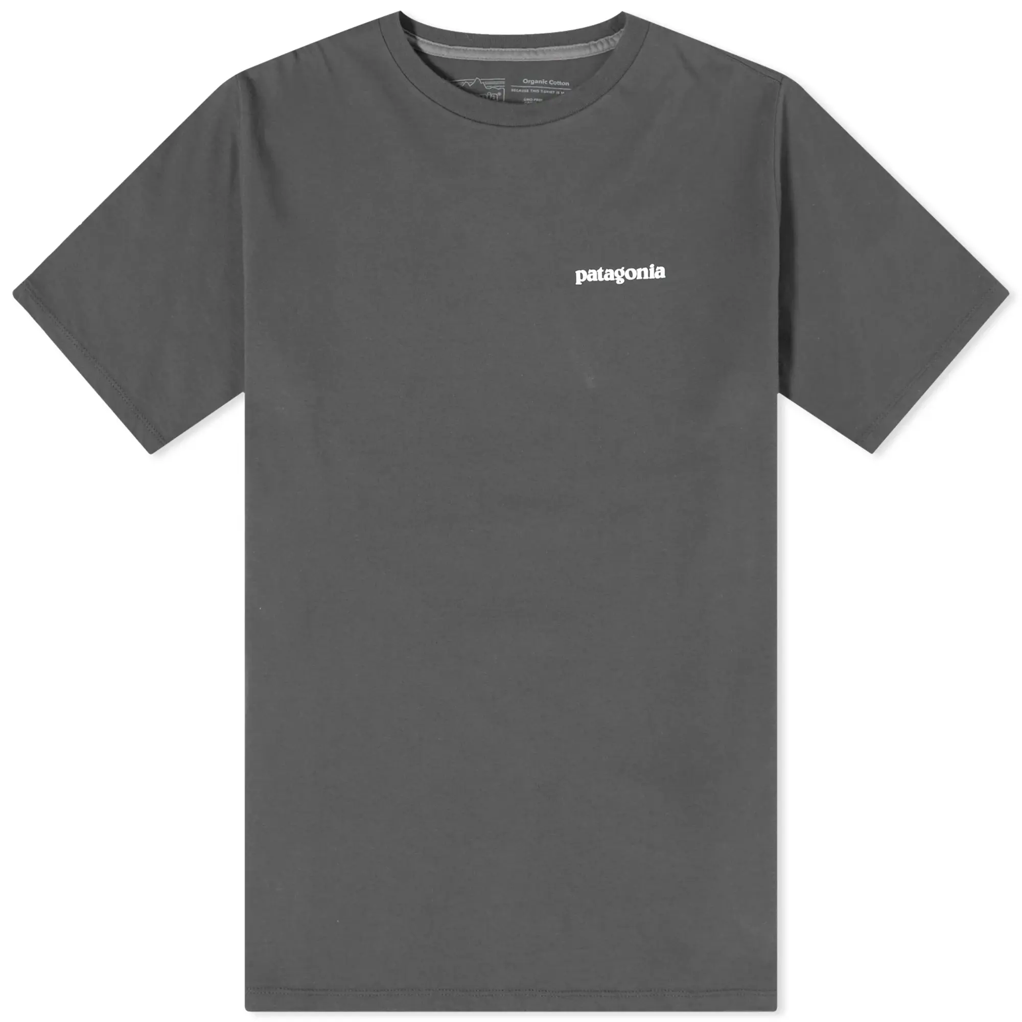 Patagonia P-6 Mission Organic T-Shirt - Ink Black