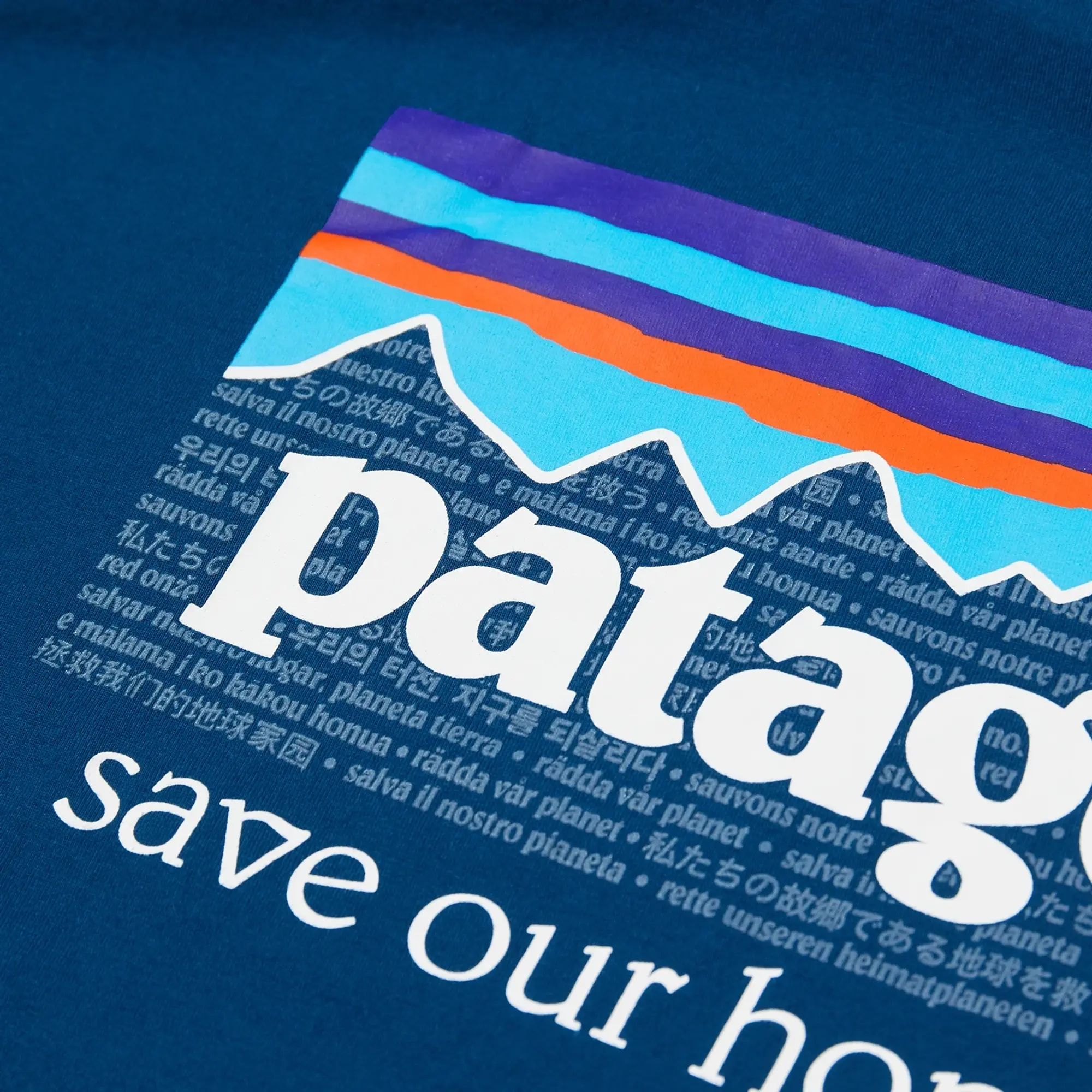 Patagonia P-6 Mission Organic T-Shirt Lagom Blue