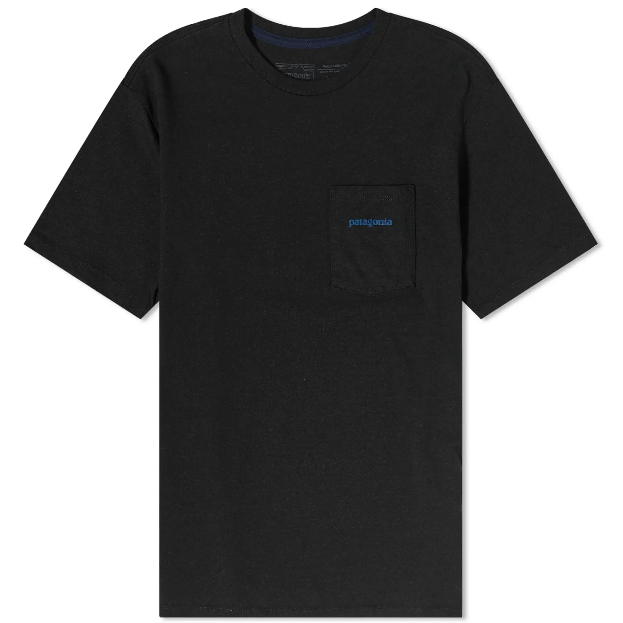 Patagonia M's Boardshort Pocket Responsibili-Tee Ink Black