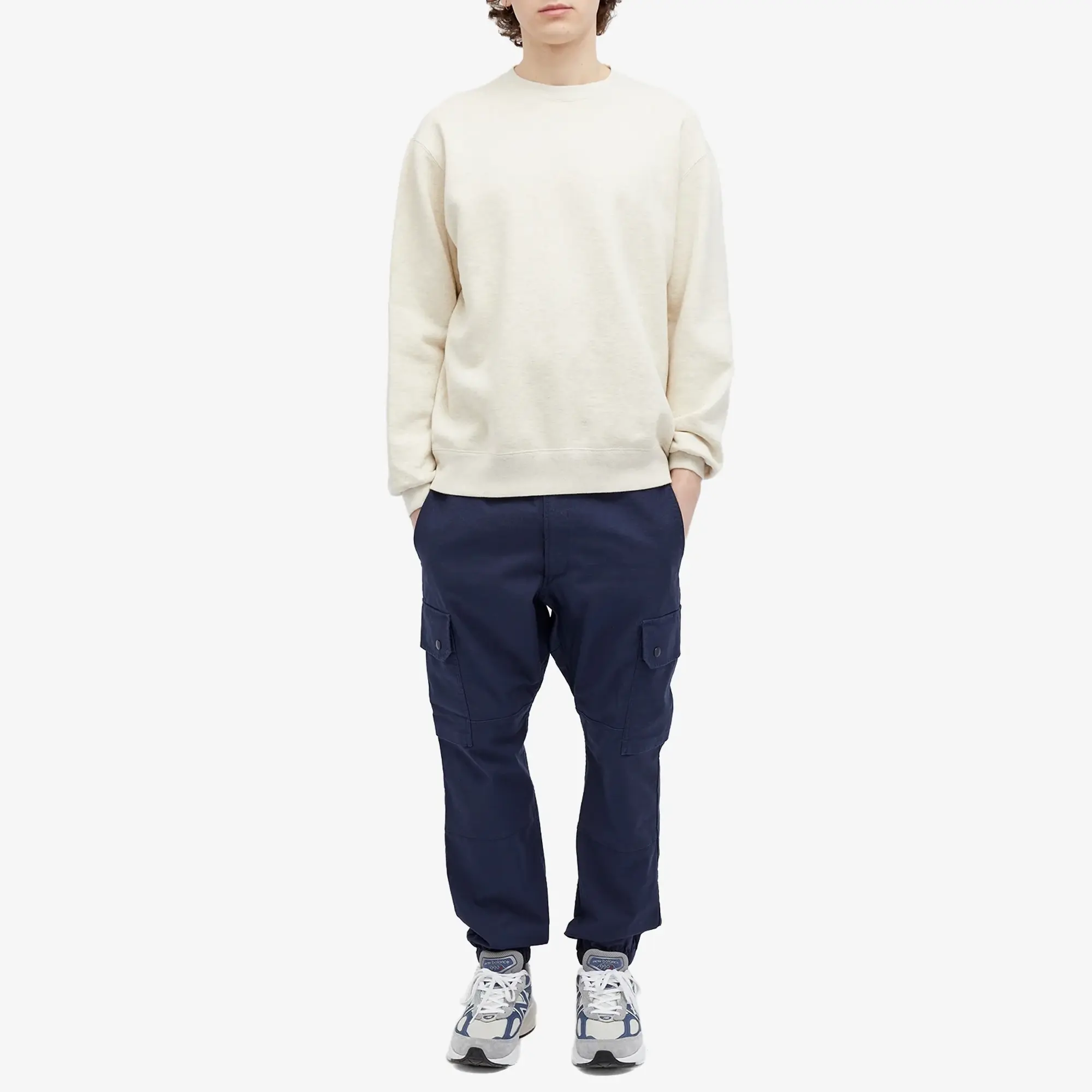 Beams Plus Men's Crew Sweatshirt Oatmeal