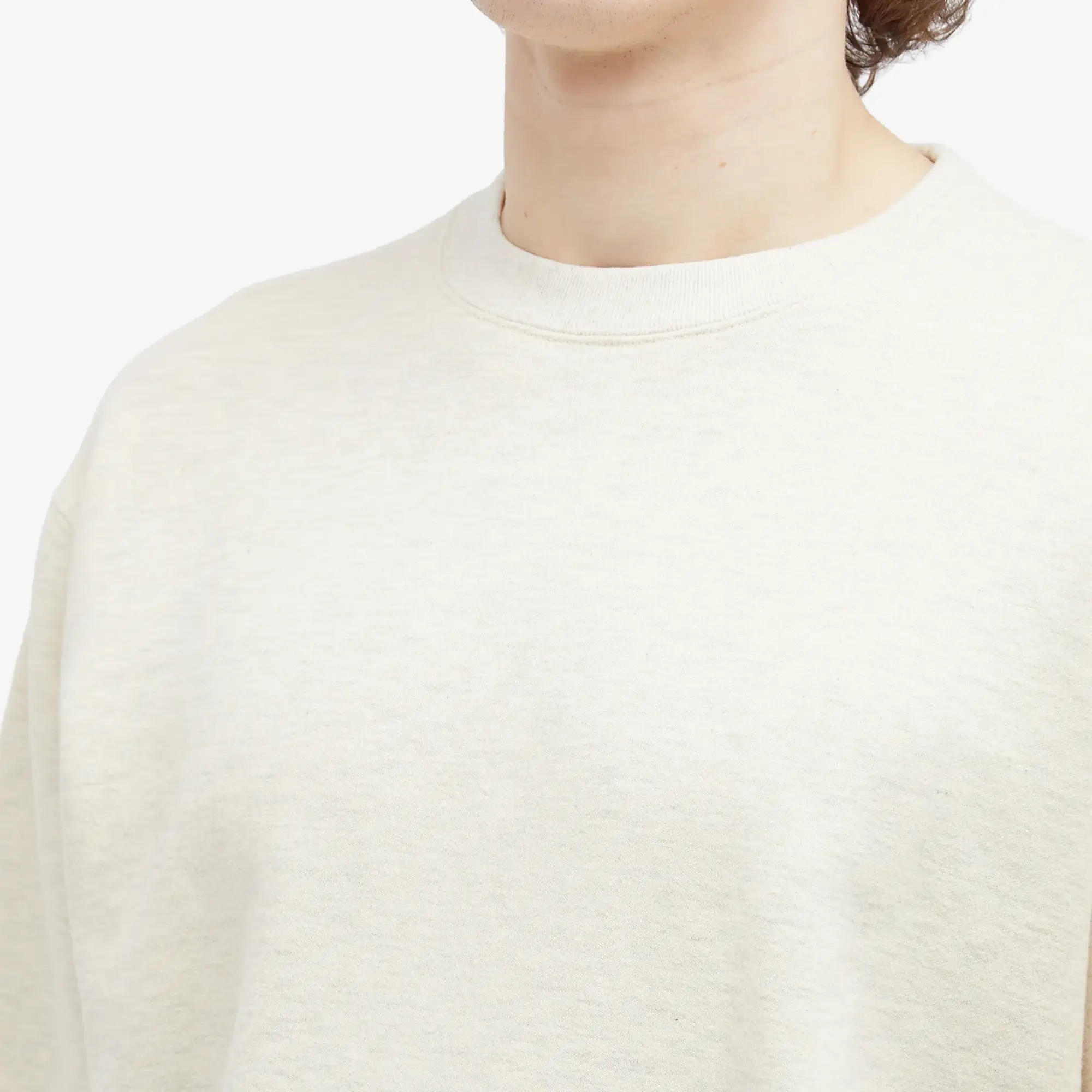 Beams Plus Men's Crew Sweatshirt Oatmeal
