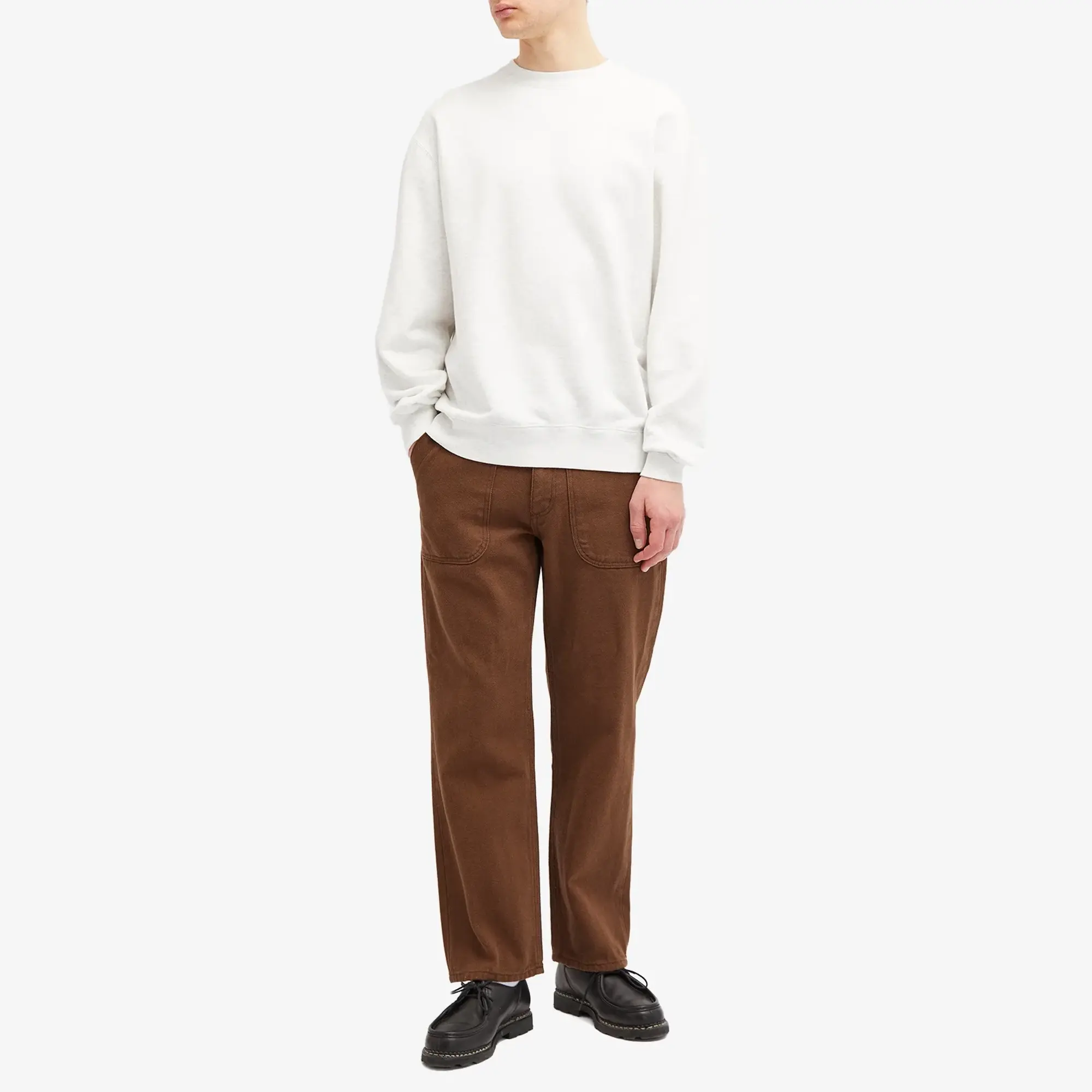 Beams Plus Men's Crew Sweatshirt Ash