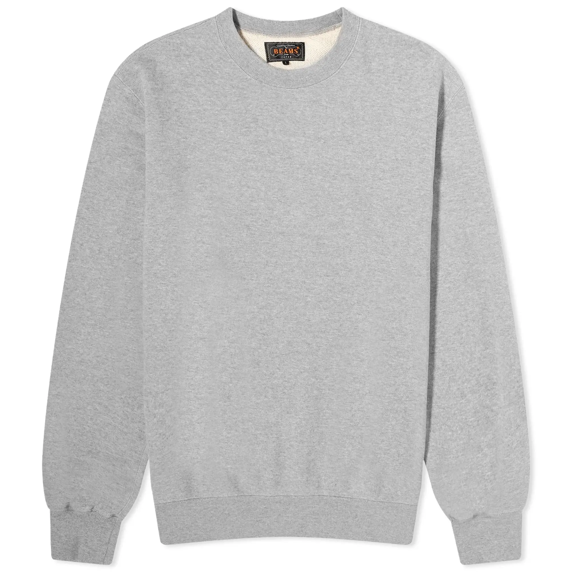 Beams Plus Men's Crew Sweatshirt Grey