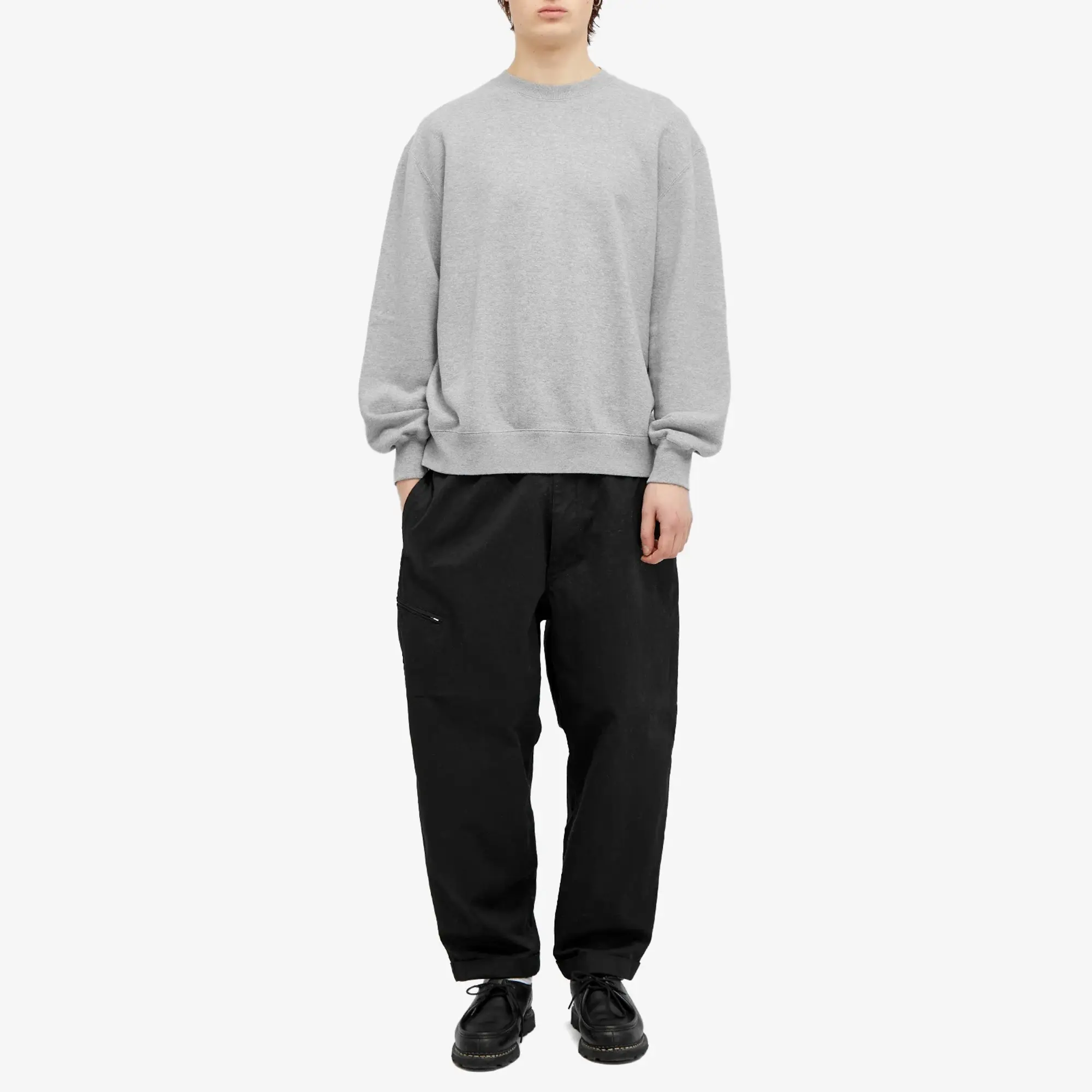Beams Plus Men's Crew Sweatshirt Grey