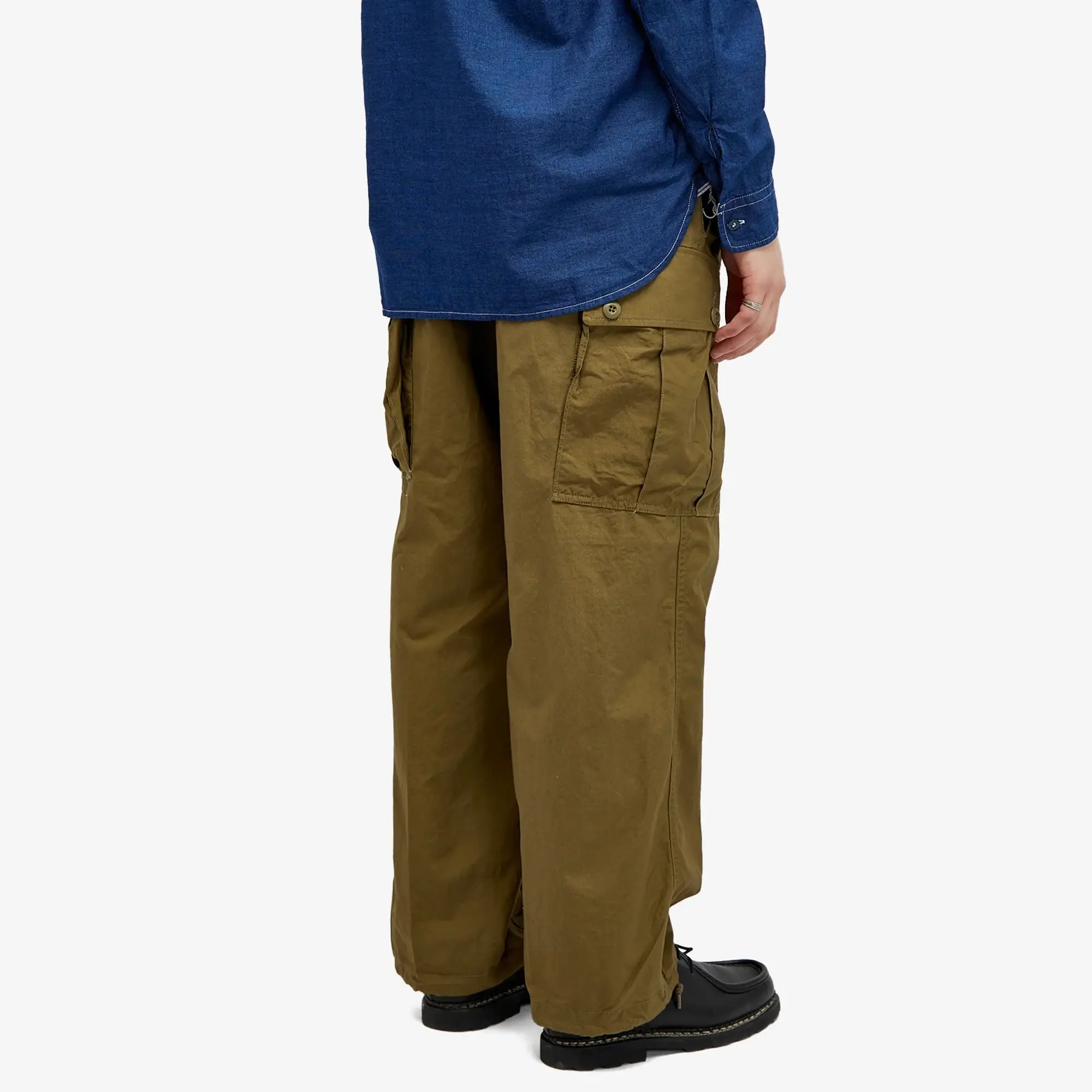 Beams Plus Men's Mil 6 Pockets Rip Stop Trousers Olive