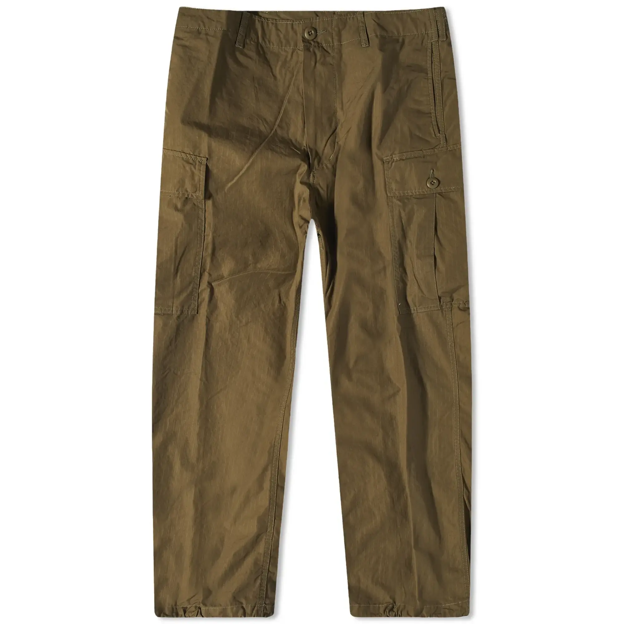 Beams Plus Men's Mil 6 Pockets Rip Stop Trousers Olive