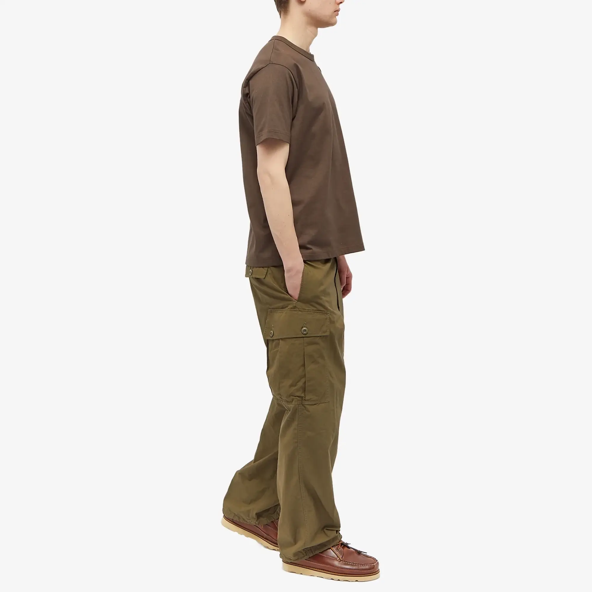 Beams Plus Men's Mil 6 Pockets Rip Stop Trousers Olive