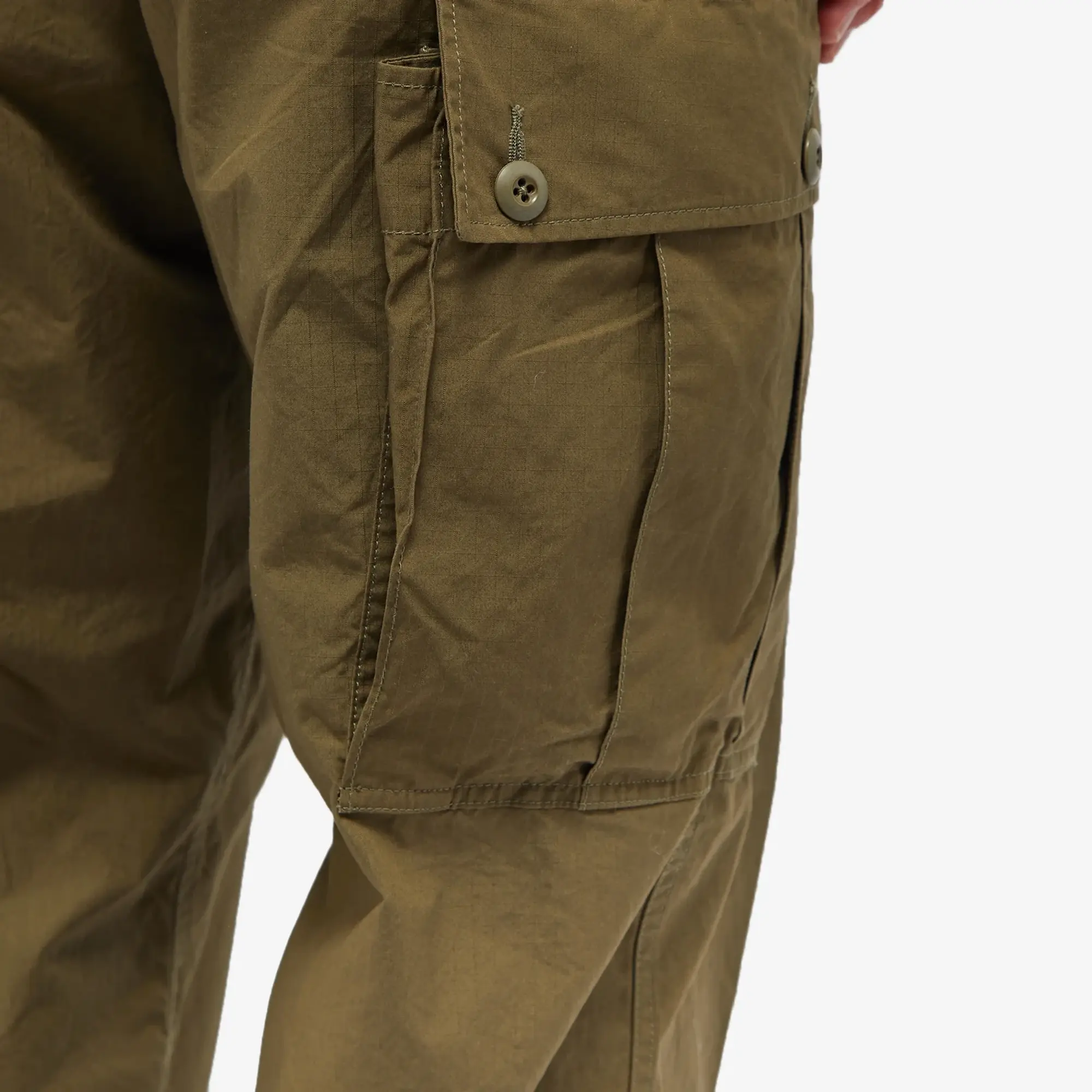 Beams Plus Men's Mil 6 Pockets Rip Stop Trousers Olive