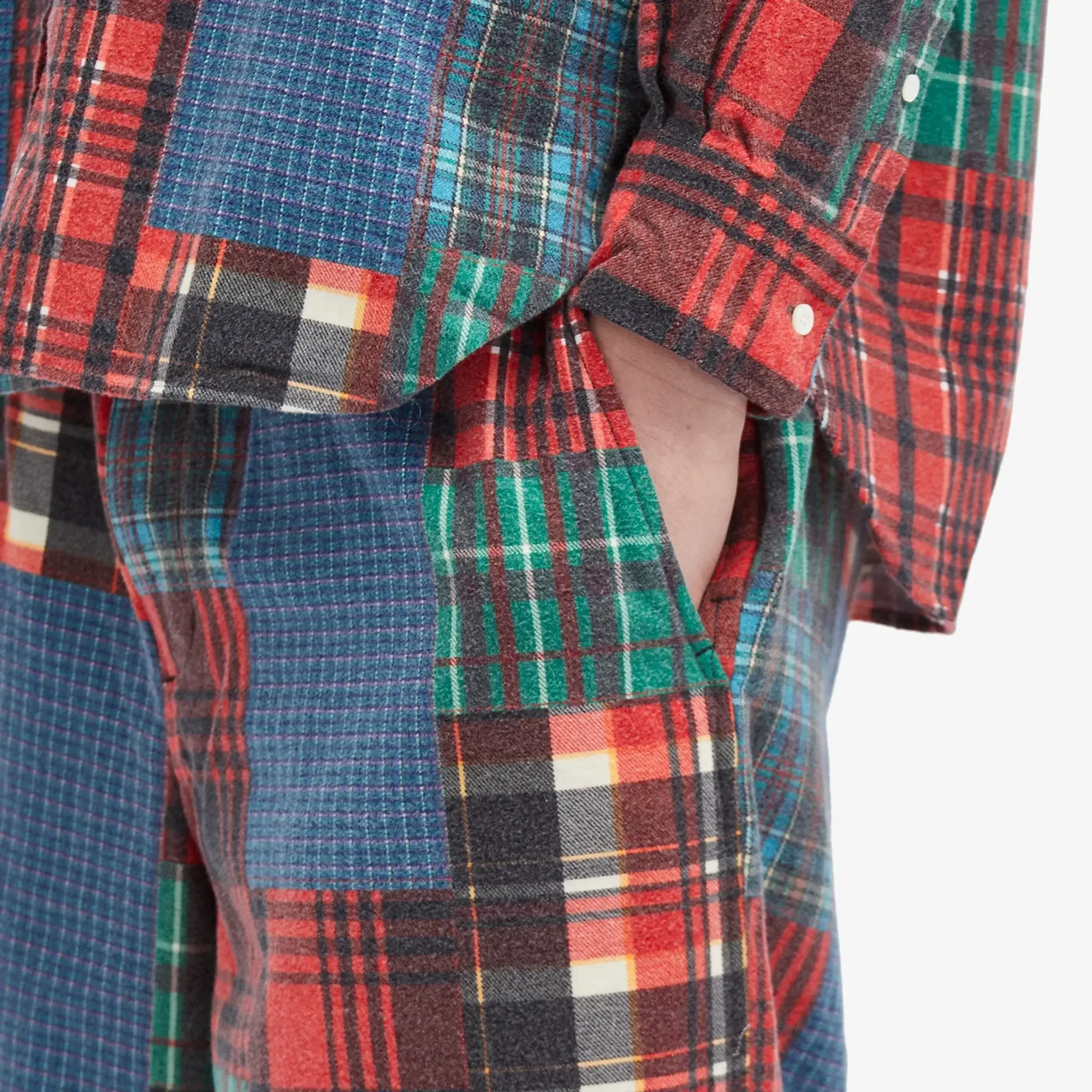 END. x Beams Plus Men's x Clarks Originals ‘Ski Club’ Patchwork Pr Multi