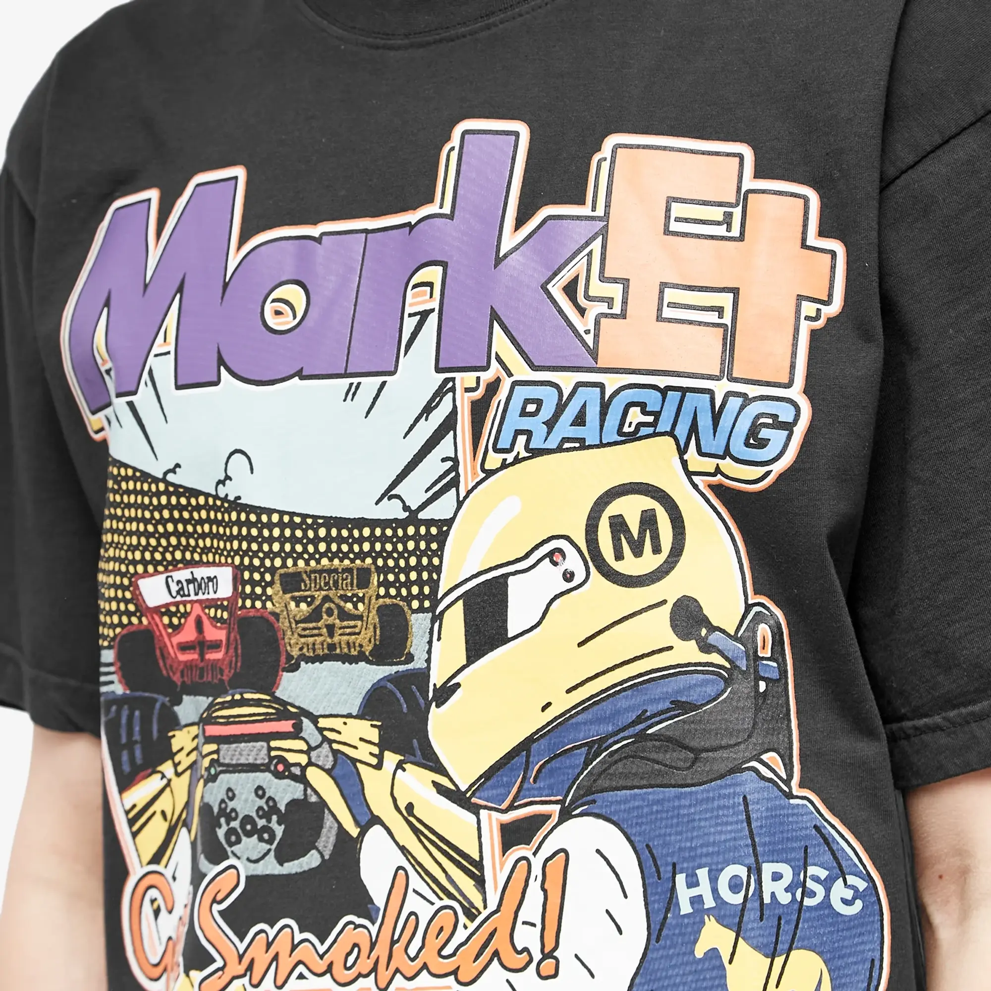MARKET Express Racing T-Shirt - Washed Black