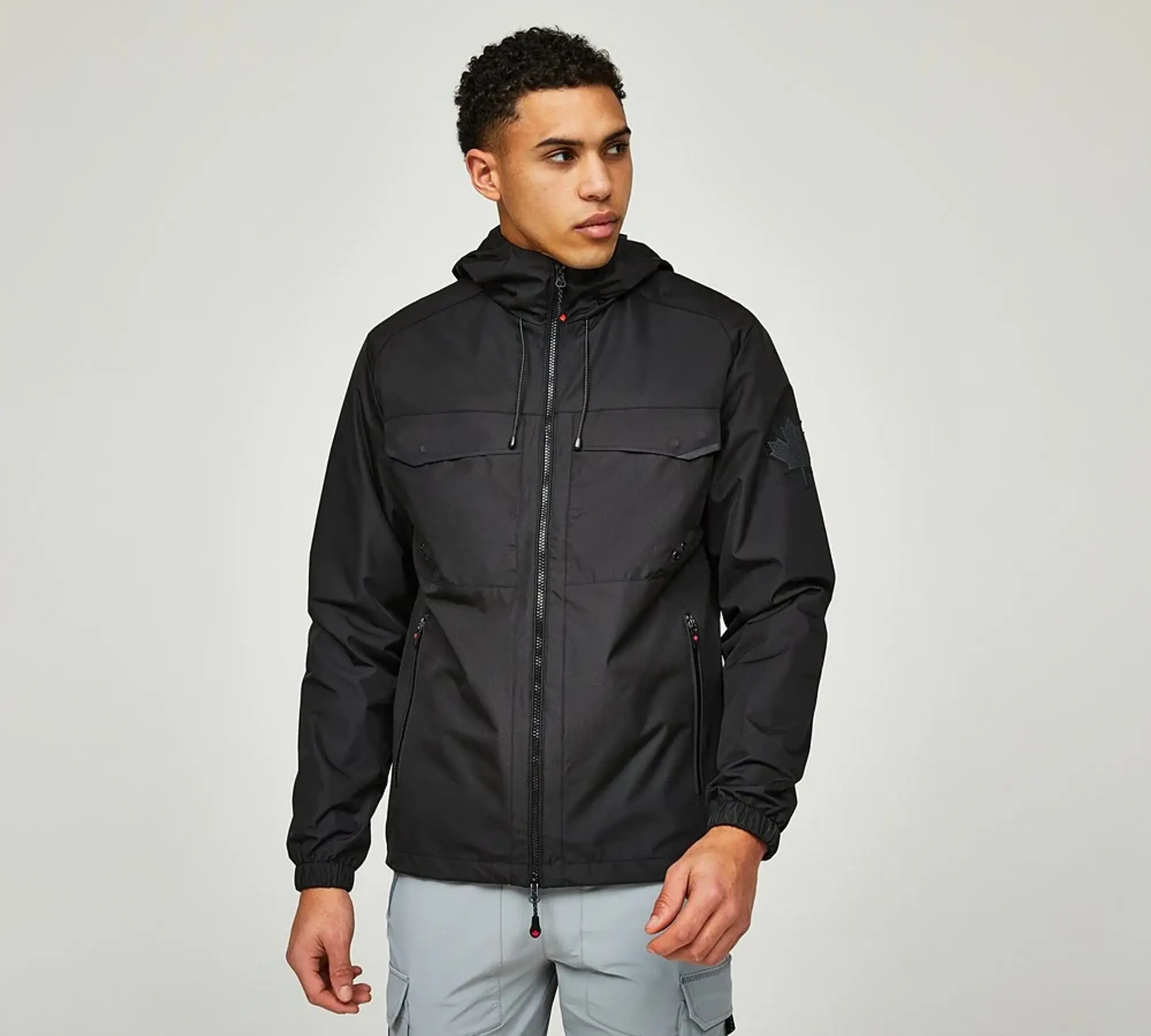 Zavetti Canada Petrini Windbreaker - Black - Size XL - Black