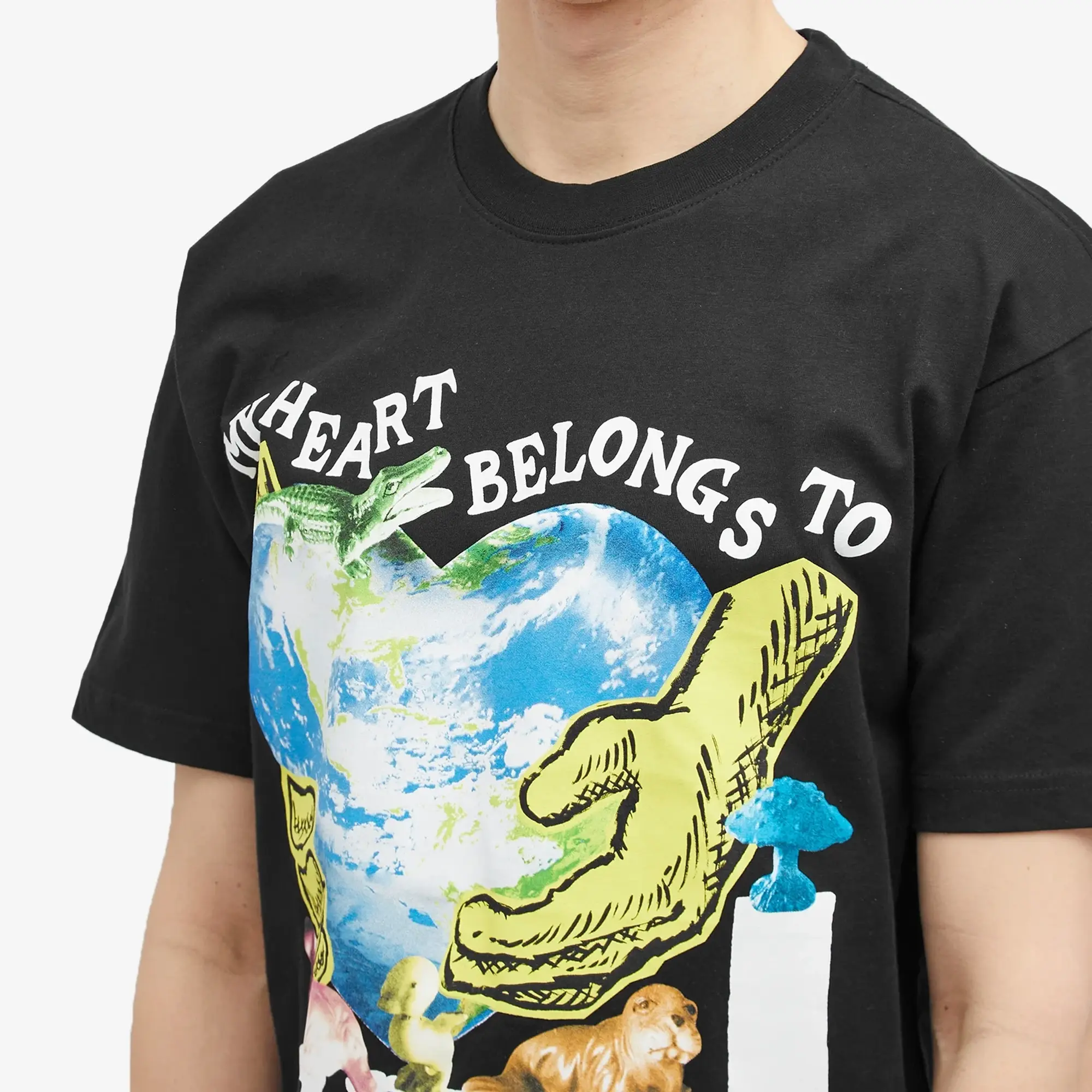 MARKET Men's Love Nature T-Shirt Black