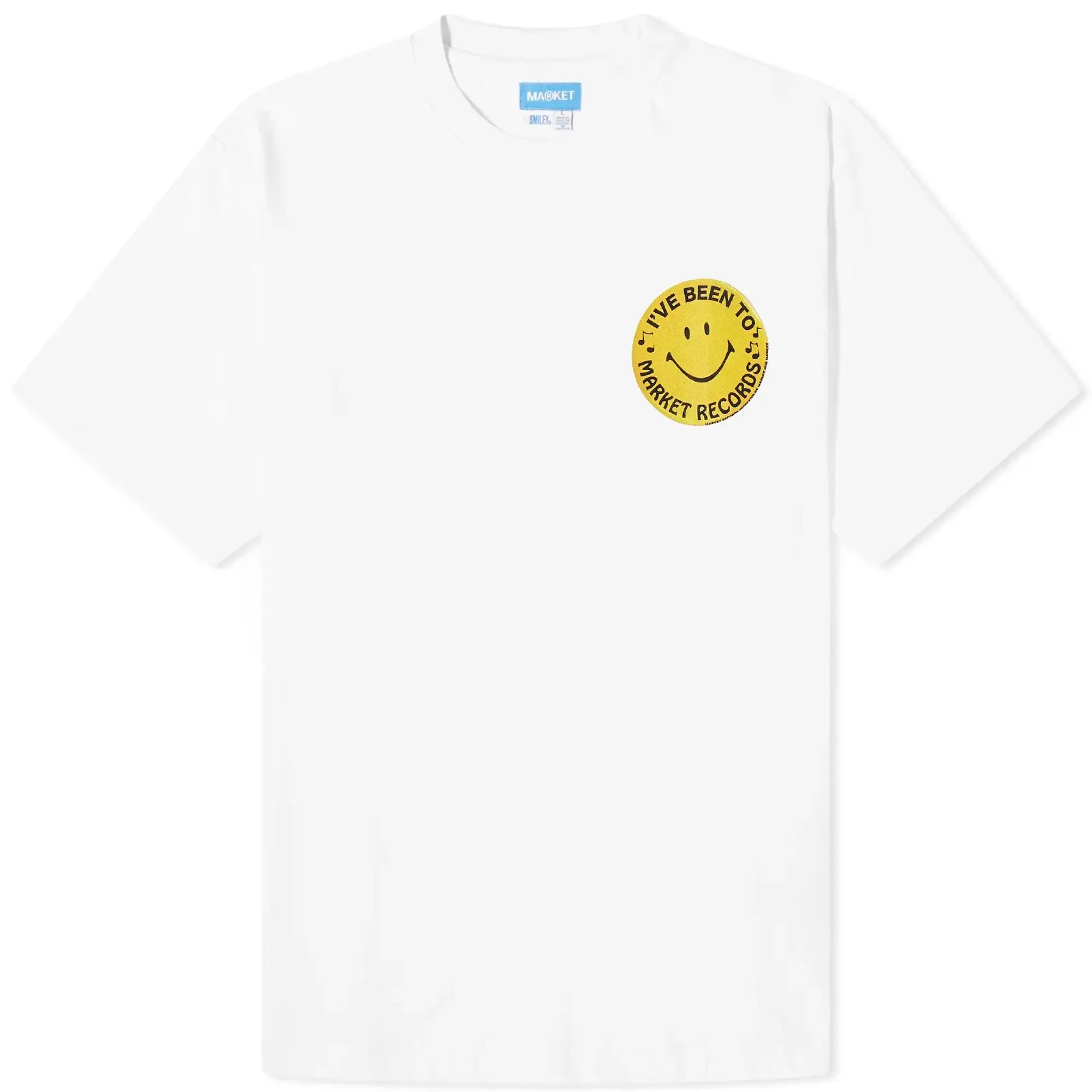 MARKET Men's Smiley Afterhours T-Shirt White