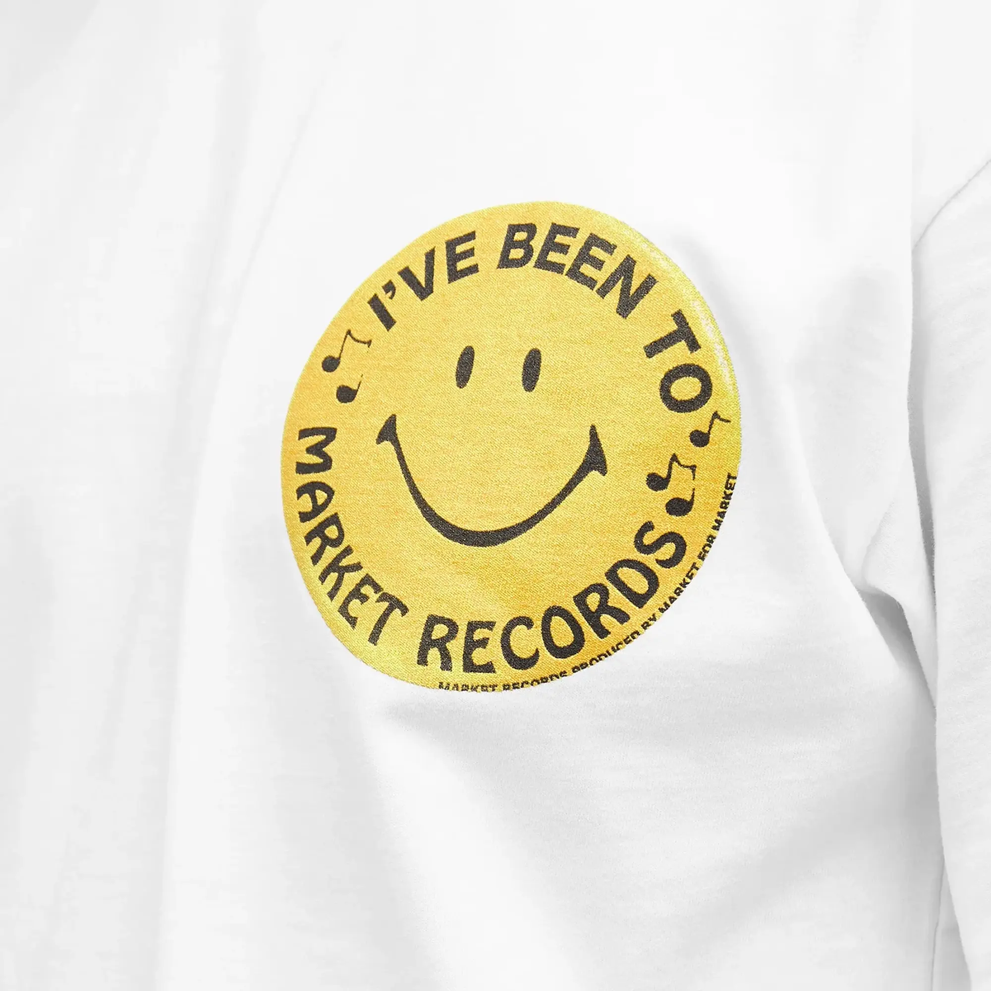 MARKET Men's Smiley Afterhours T-Shirt White
